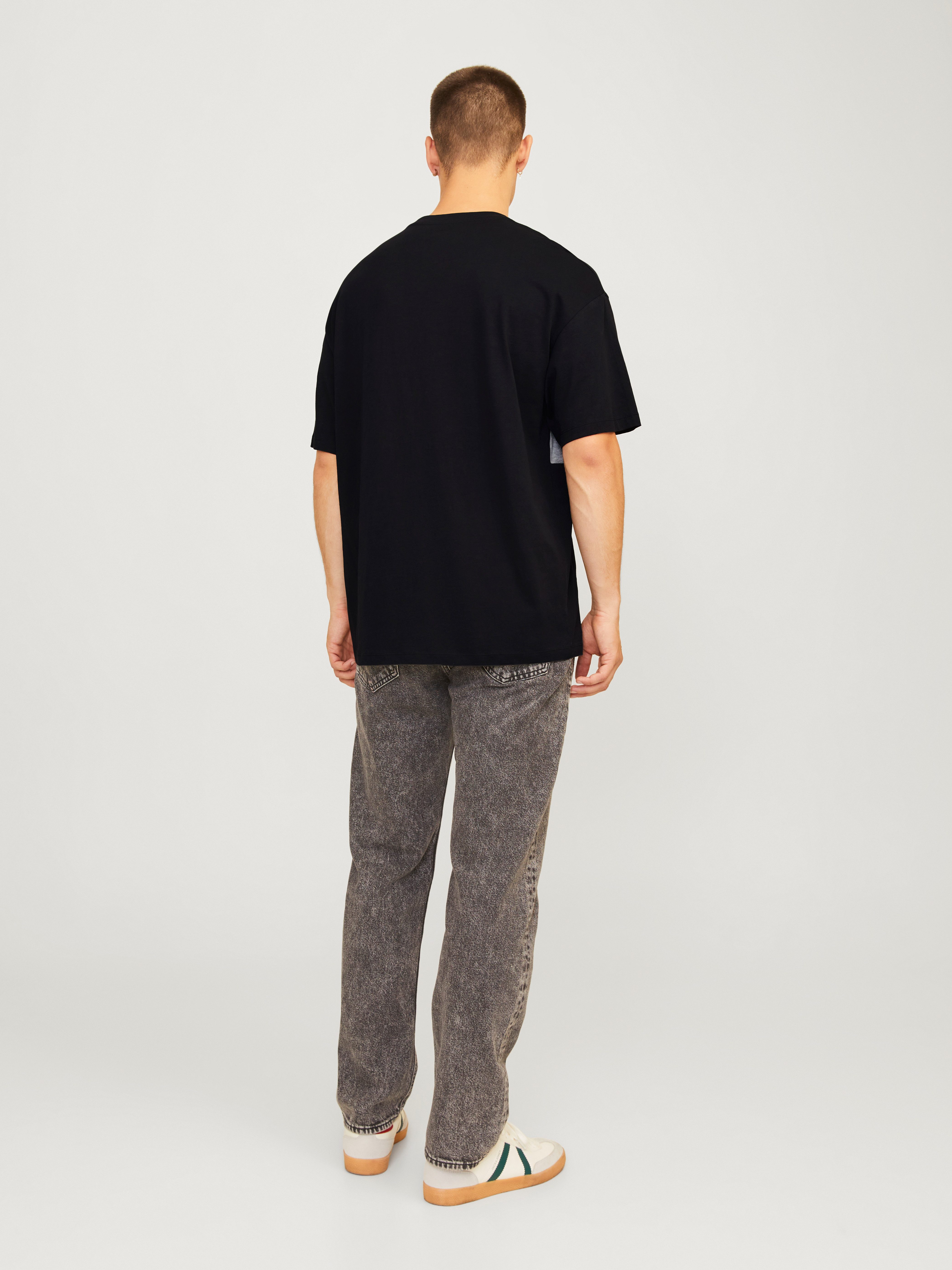 Jack & Jones Shirt met ronde hals JJELEGACY BLOCKING TEE SS O-NECK NOOS