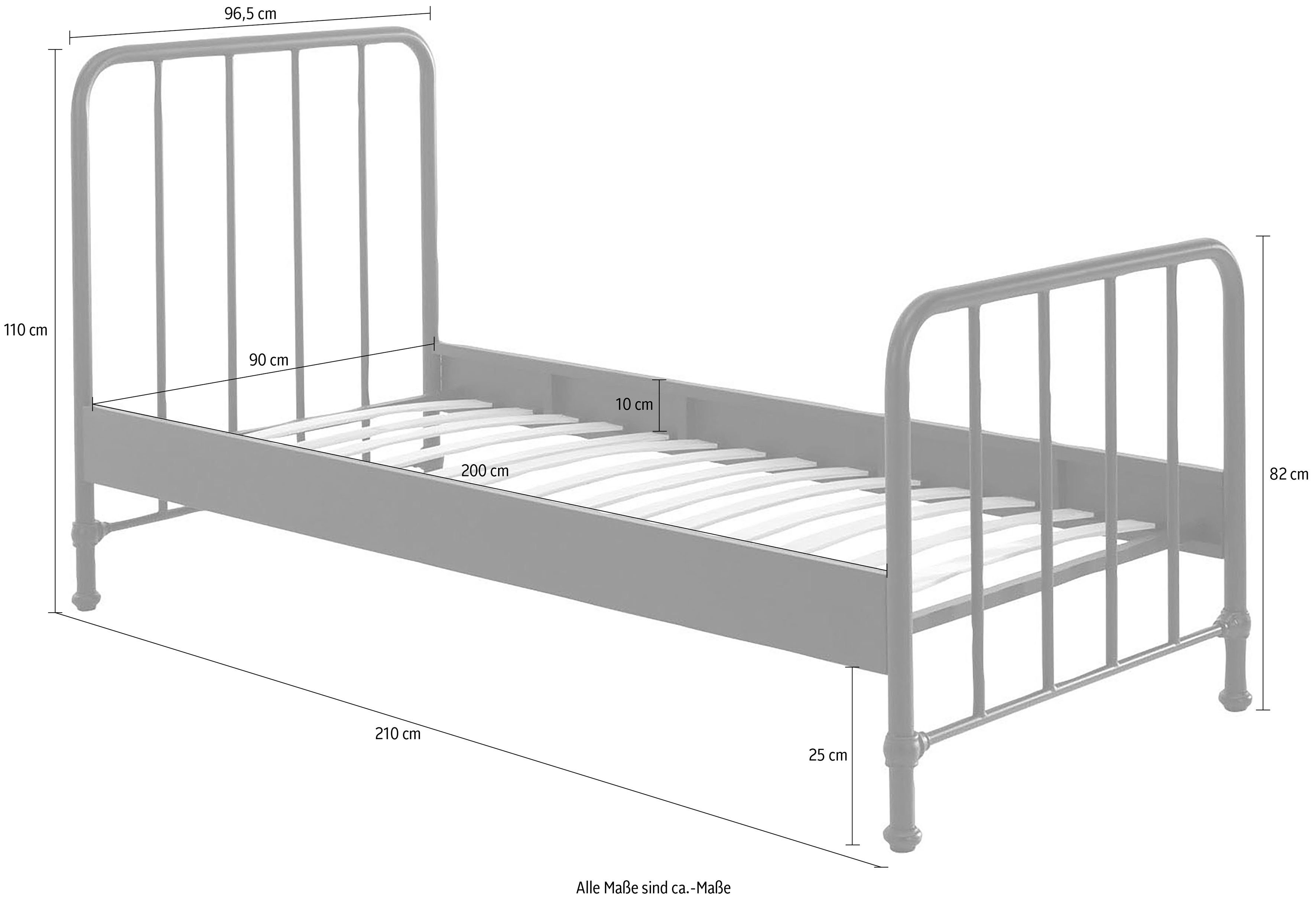 Vipack Kinderbed Bronxx Metalen ledikant