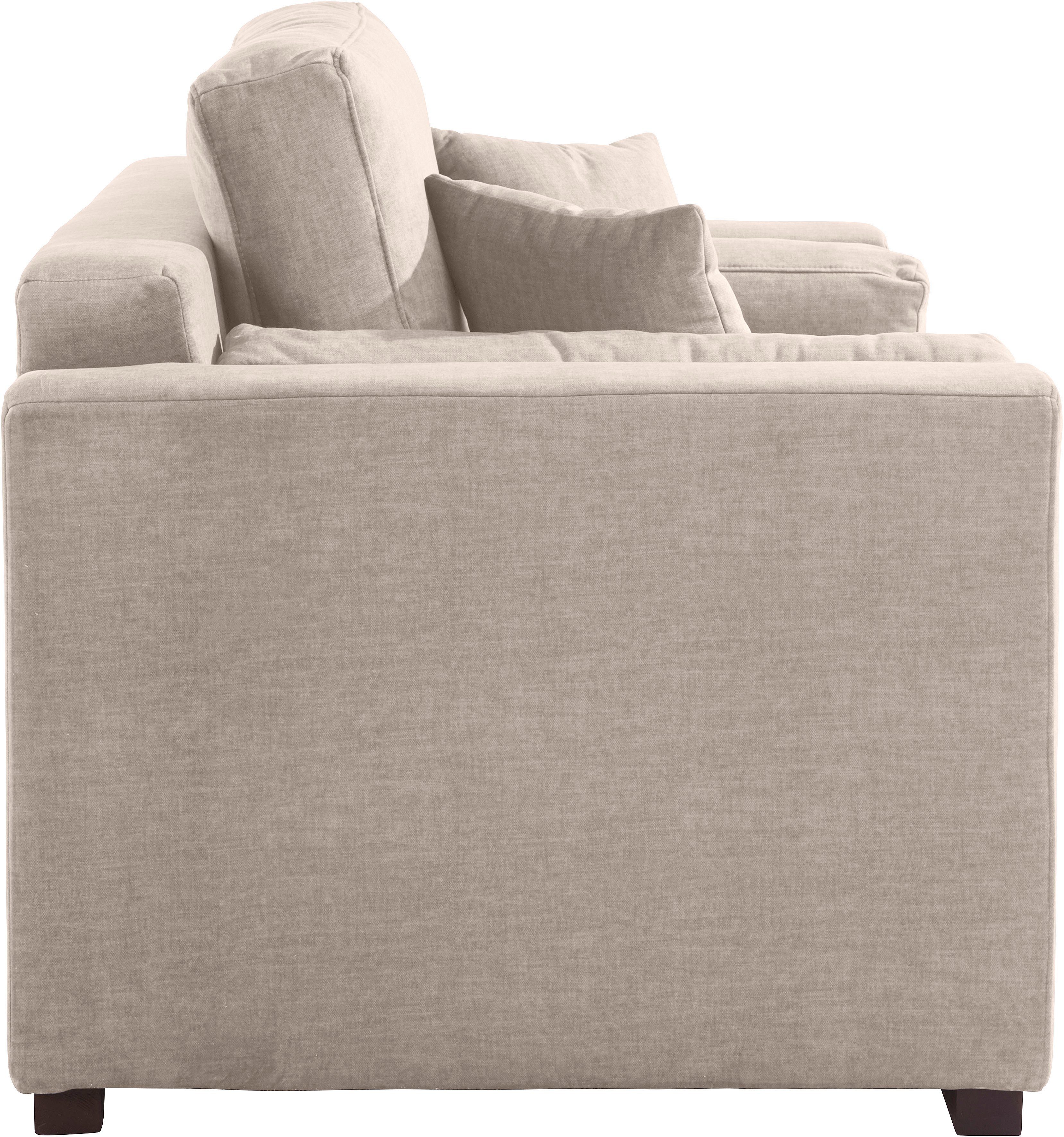 Home affaire Loveseat Fresh Pond fauteuil zacht zitcomfort, incl. sierkussen, bxdxh: 140x96x95 cm