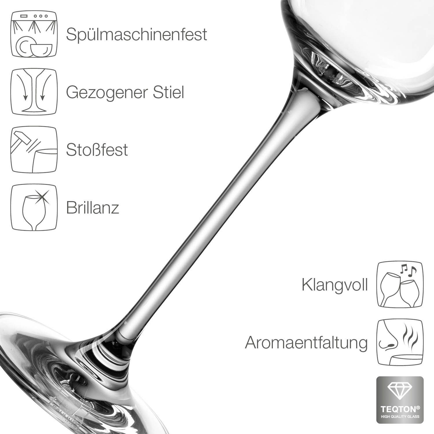 LEONARDO Borrelglas Tivoli 100 ml(set, 6-delig)
