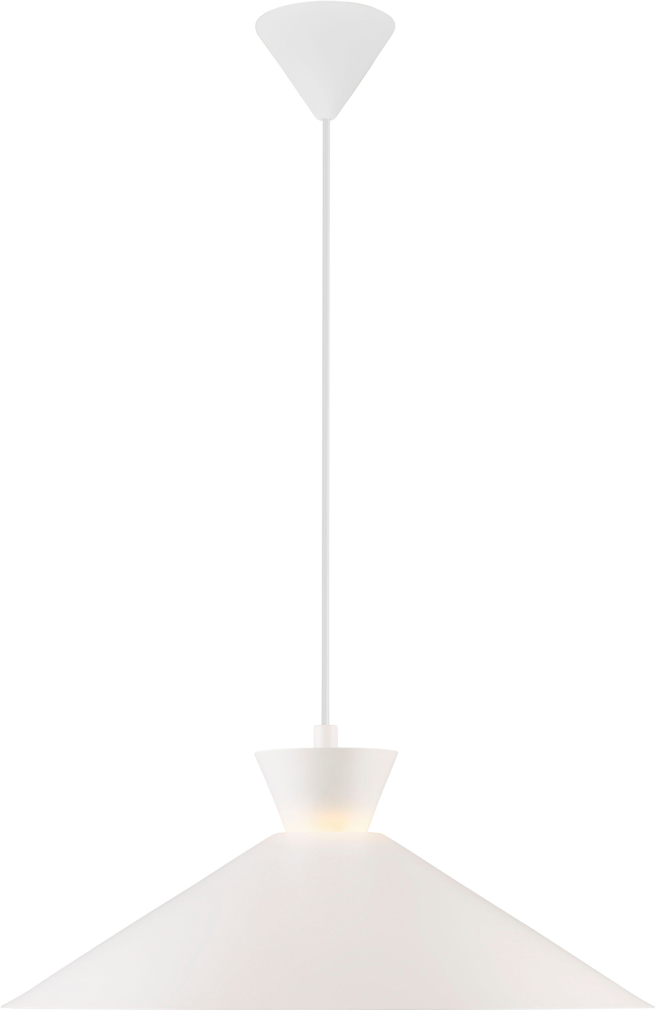 Nordlux Hanglamp Dial Noordse eenvoud met duidelijke lijnen, decoratief uplight-effect (1 stuk)