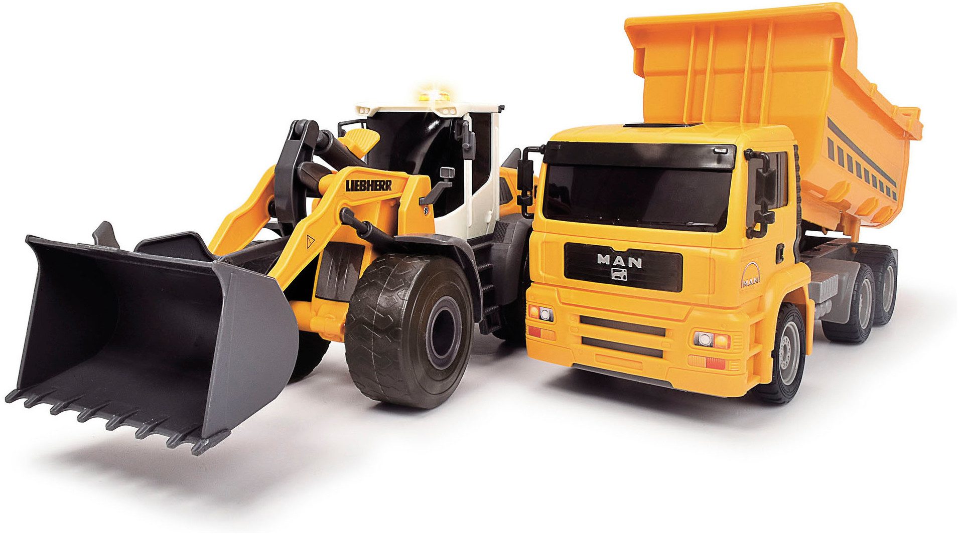 Dickie Toys Speelgoed-bouwauto Construction Twin Pack (set)