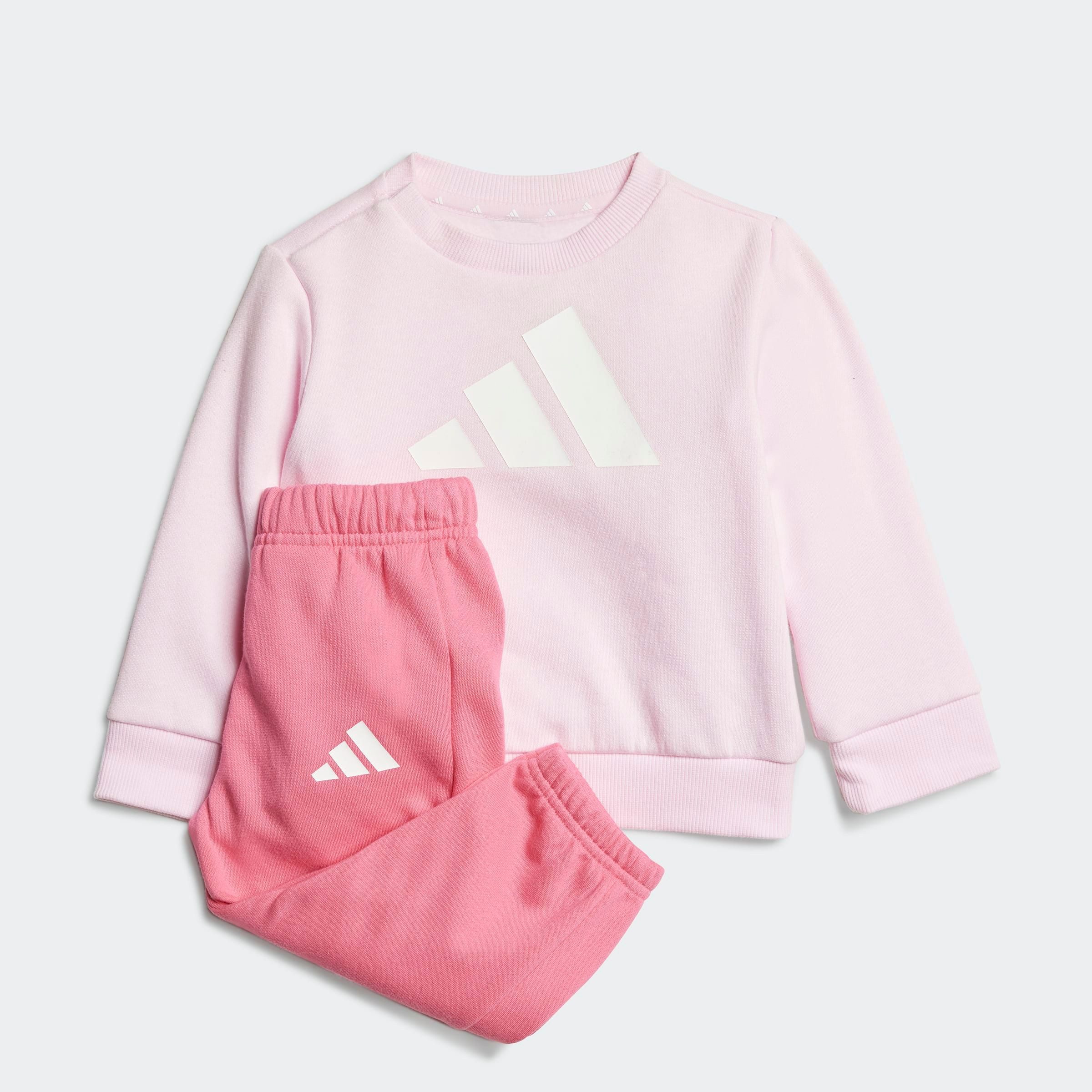 adidas Sportswear Trainingspak I BL FL JOG 240 (2-delig) kinderen trainingspakken maat 92 roze