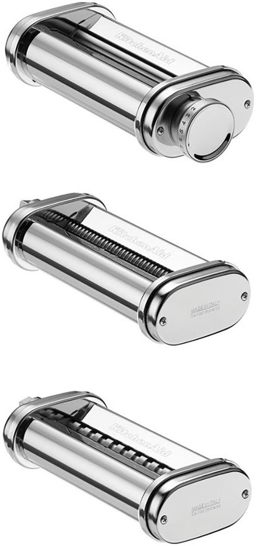 KitchenAid Keukenmachine 5KSM125EOB met gratis glazen kom + 3 pastavoorstukken