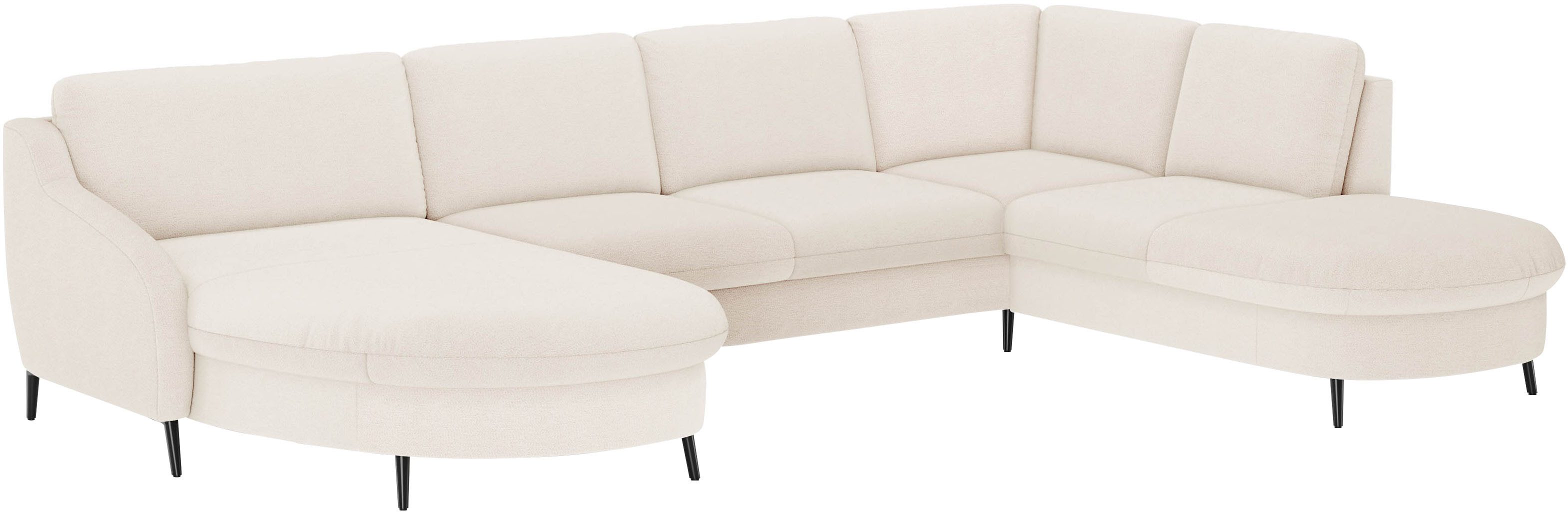 sit&more Zithoek Soul U-model optioneel met bed en bedlade
