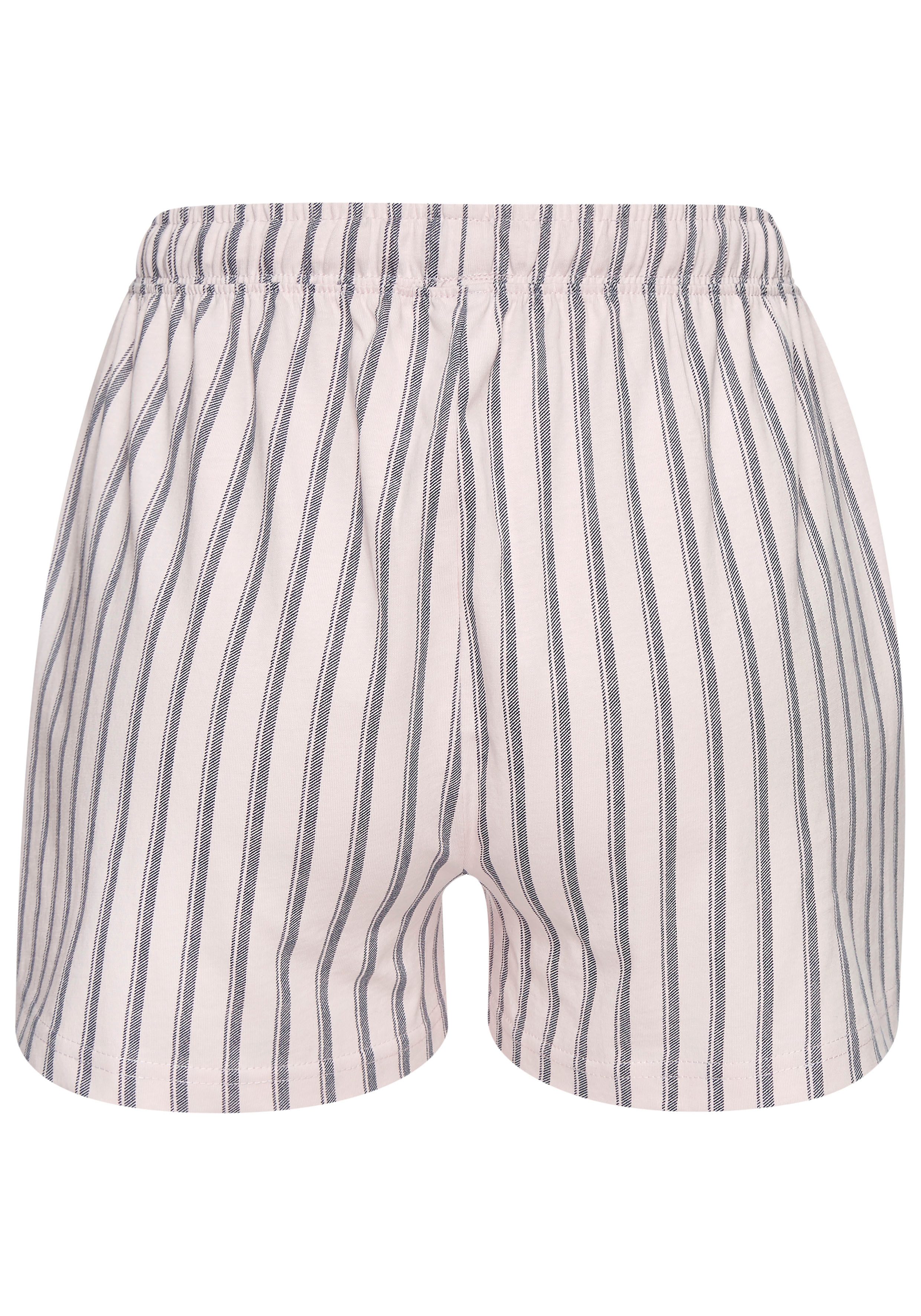 Vivance Dreams Pyjamashort Met strepen en ruiten (set, 2-delig)