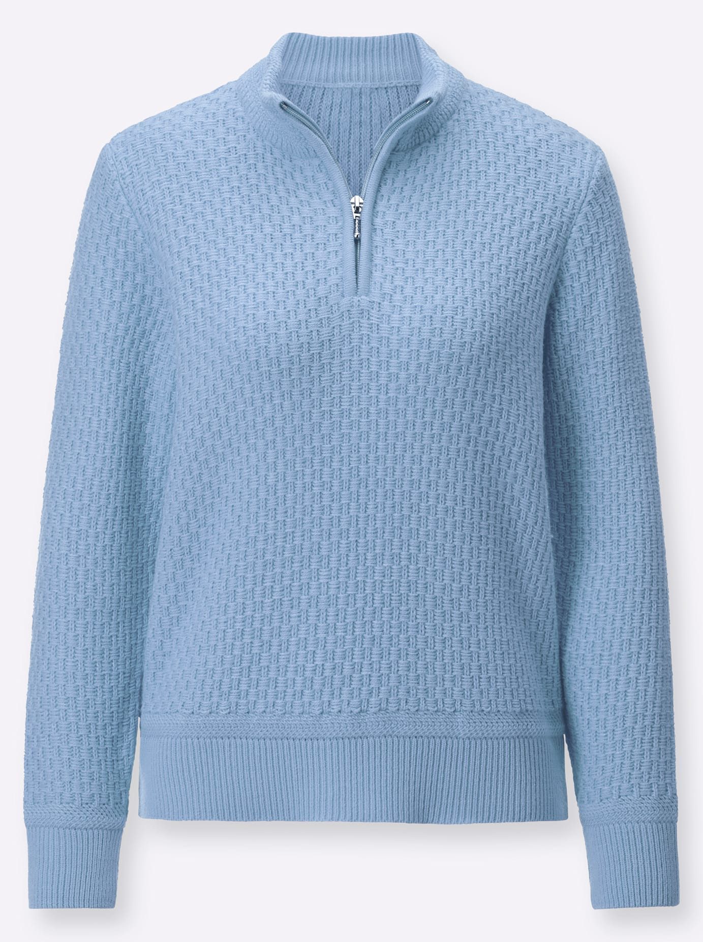 Classic Basics Trui met staande kraag Trui