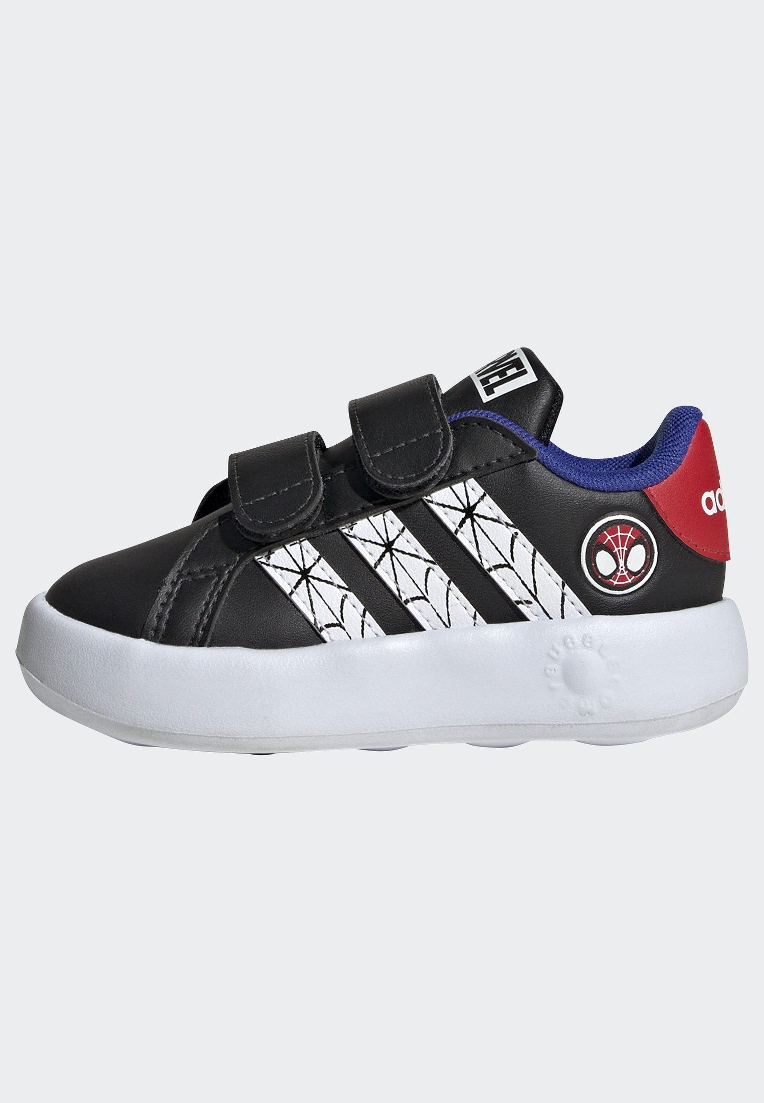 adidas Sportswear Klittenbandschoenen ADIDAS MARVEL SPIDER-MAN KINDER GRAND COURT SCHOEN Design geïnspireerd op de adidas Superstar, voor kinderen