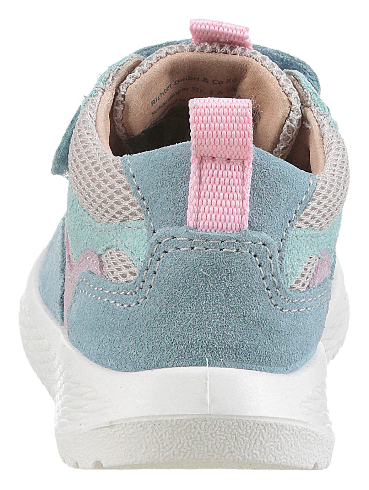 Richter Sneakers Timmy WMS: gemiddeld Klittenbandschoen met praktische elastische band, maat sjabloon om te downloaden