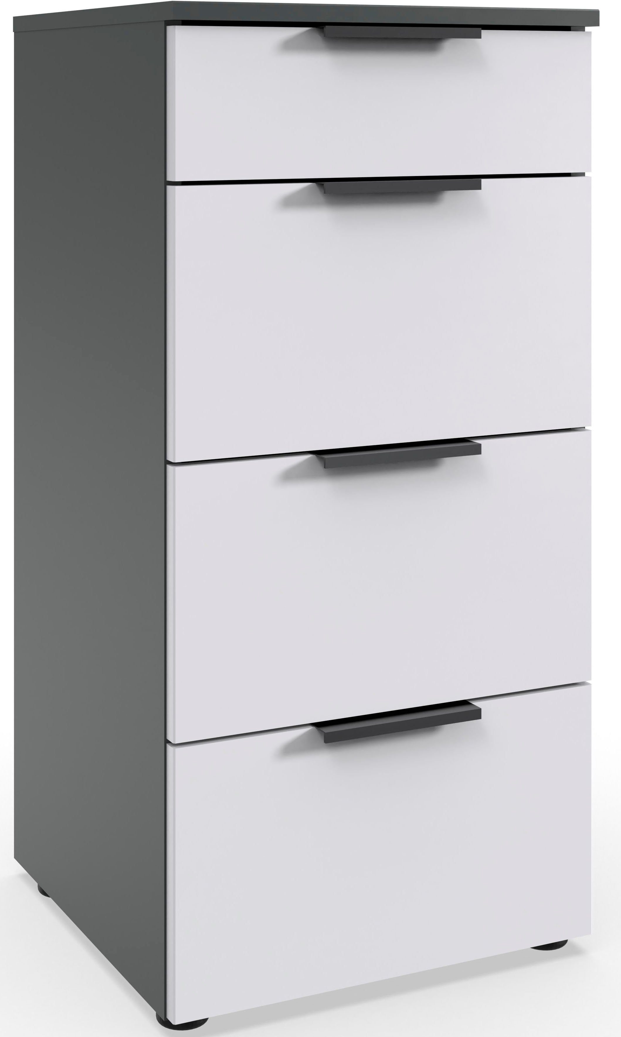 Wimex Ladekast Level by fresh to go 4 lades met soft-close functie, 41 cm breed, 84 cm hoog commodes & ladekasten wit