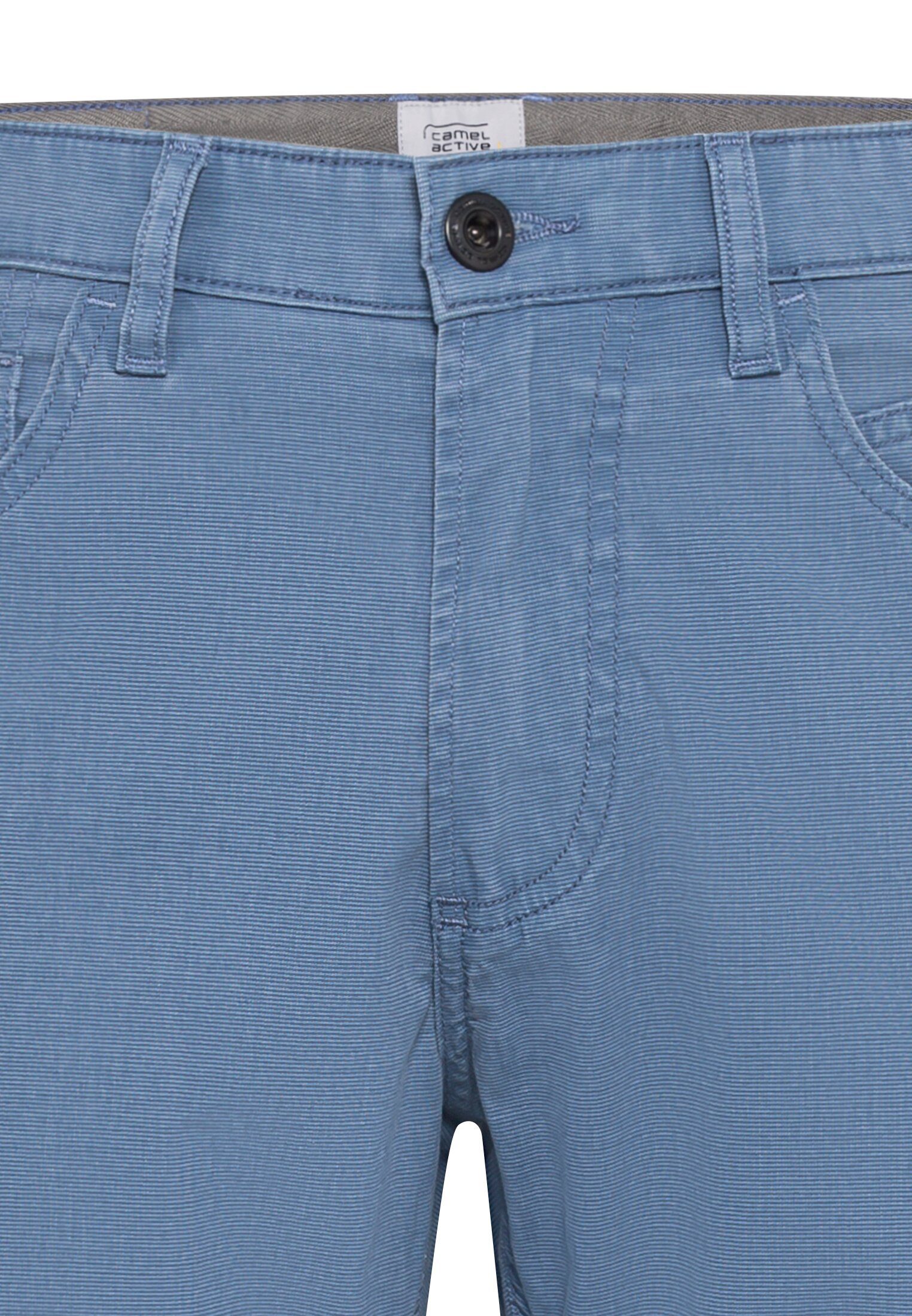camel active 5-pocket jeans met leren merklabel