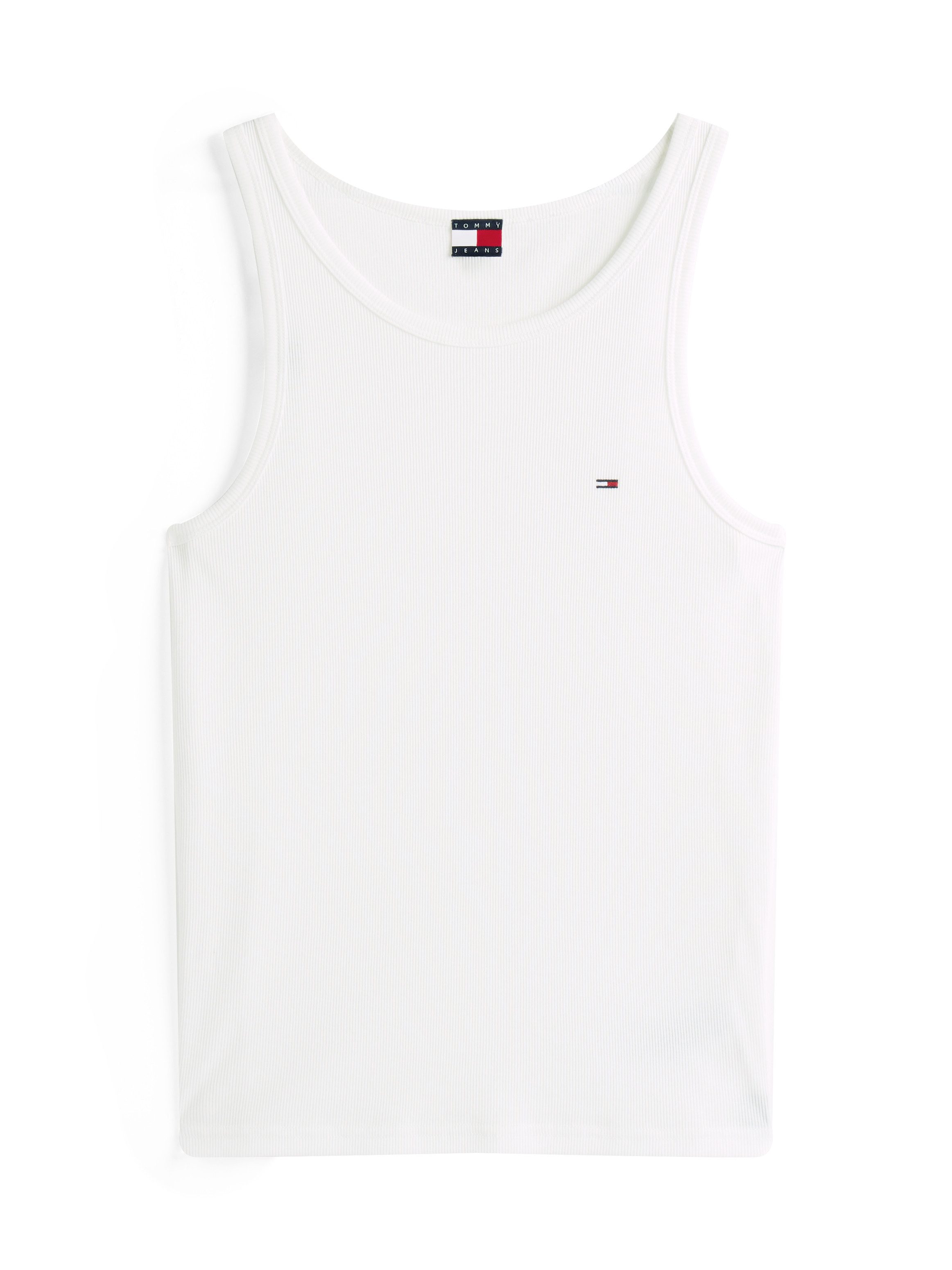 TOMMY JEANS Tanktop TJM XSLIM CLSSC FLAG RIBBED TANK