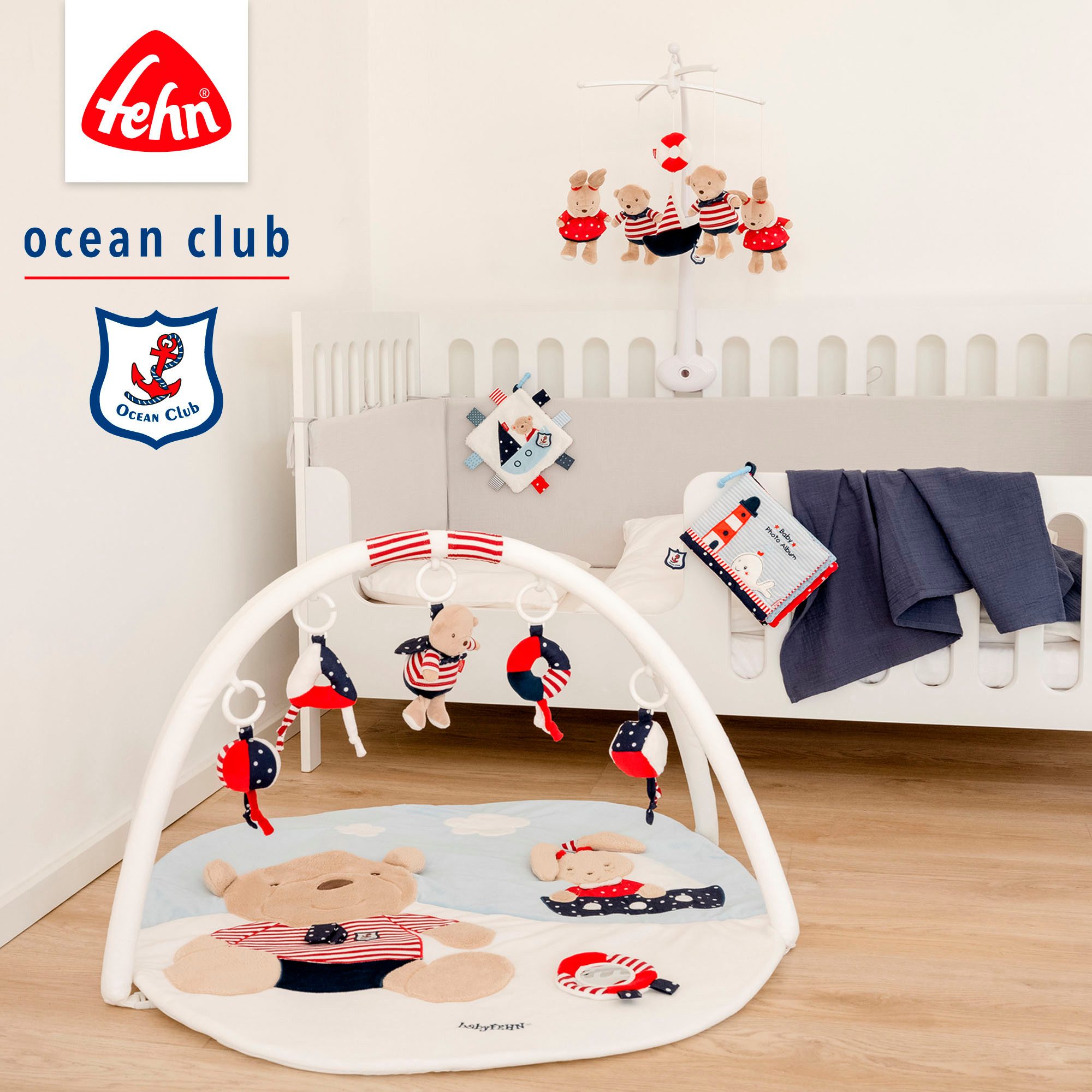 Fehn Speelboog Classic Stars, Ocean Club 3-D-activiteitdeken
