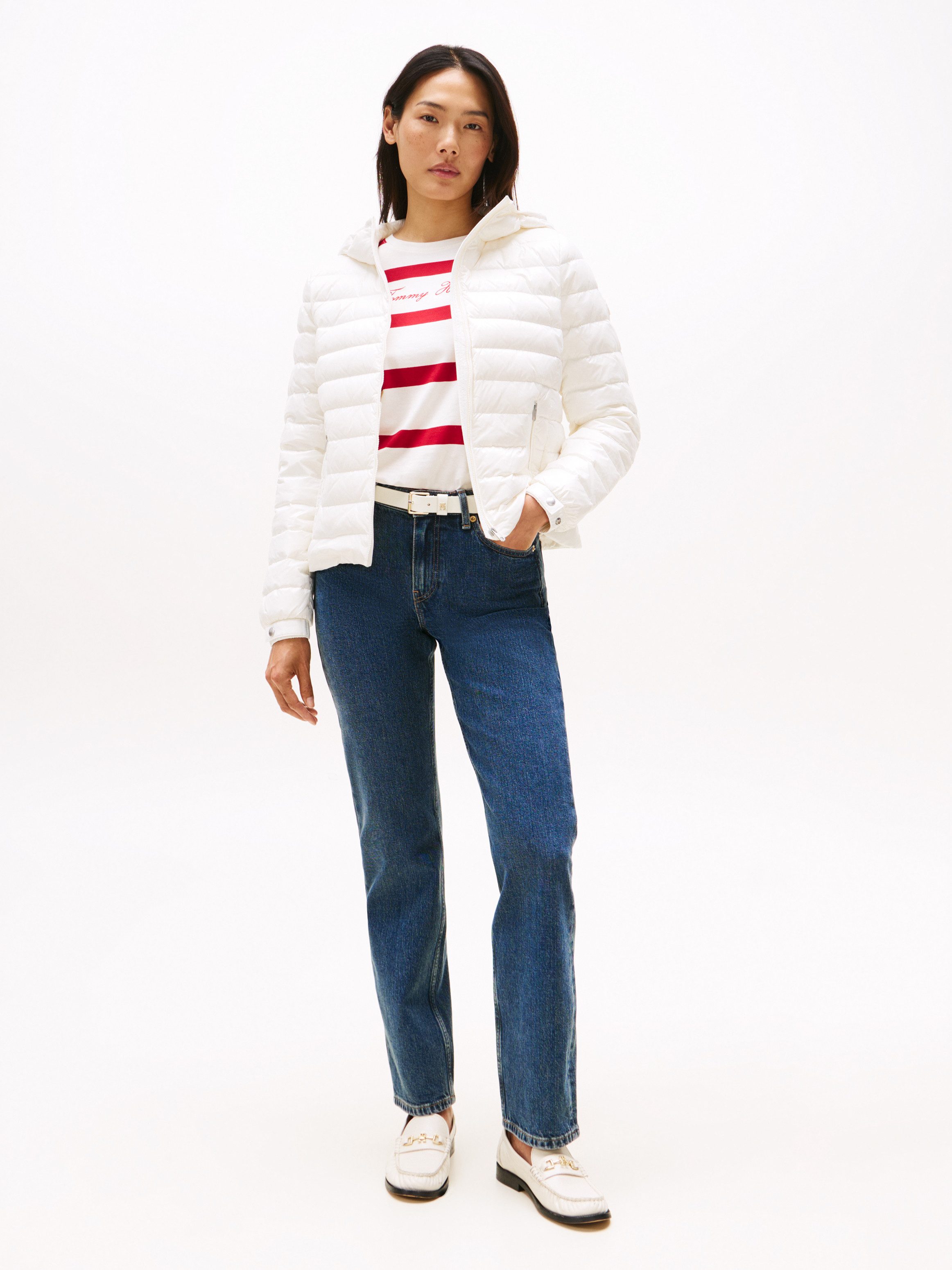 Tommy Hilfiger Gewatteerde jas UL DOWN REG HOODED JACKET