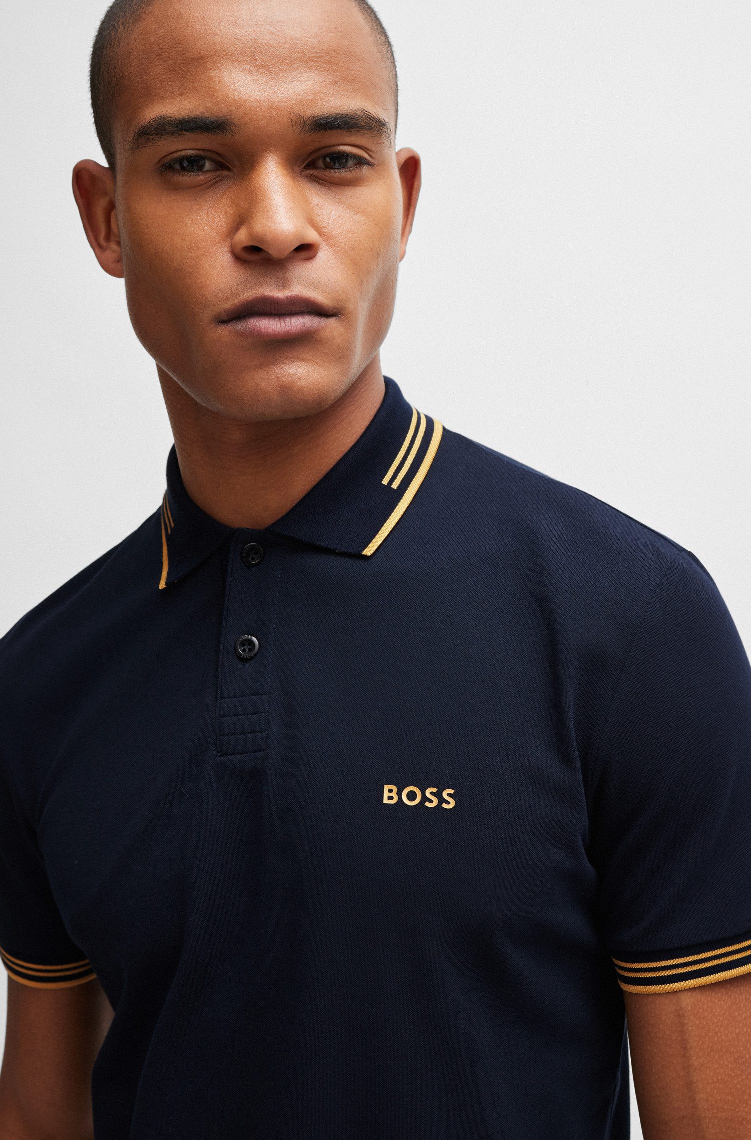 BOSS GREEN Poloshirt Paul met een polokraag
