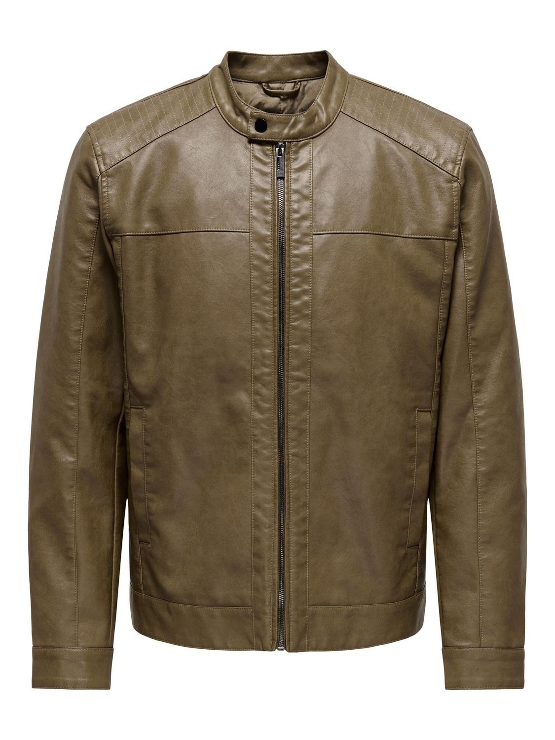 ONLY & SONS Bikerjack MIKE PU RACER JACKET