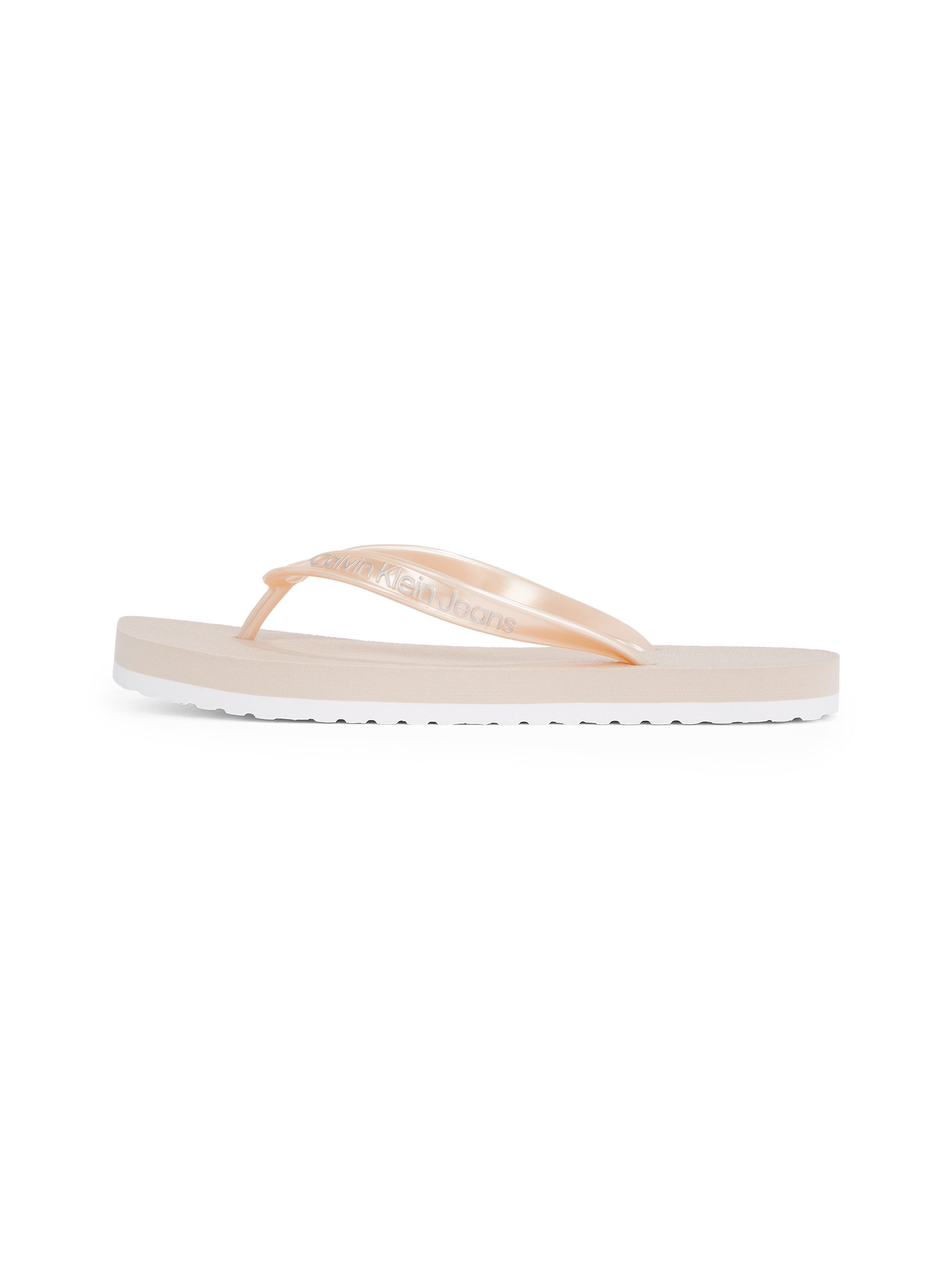 Calvin Klein Teenslippers THONG+ TPU METALLIC