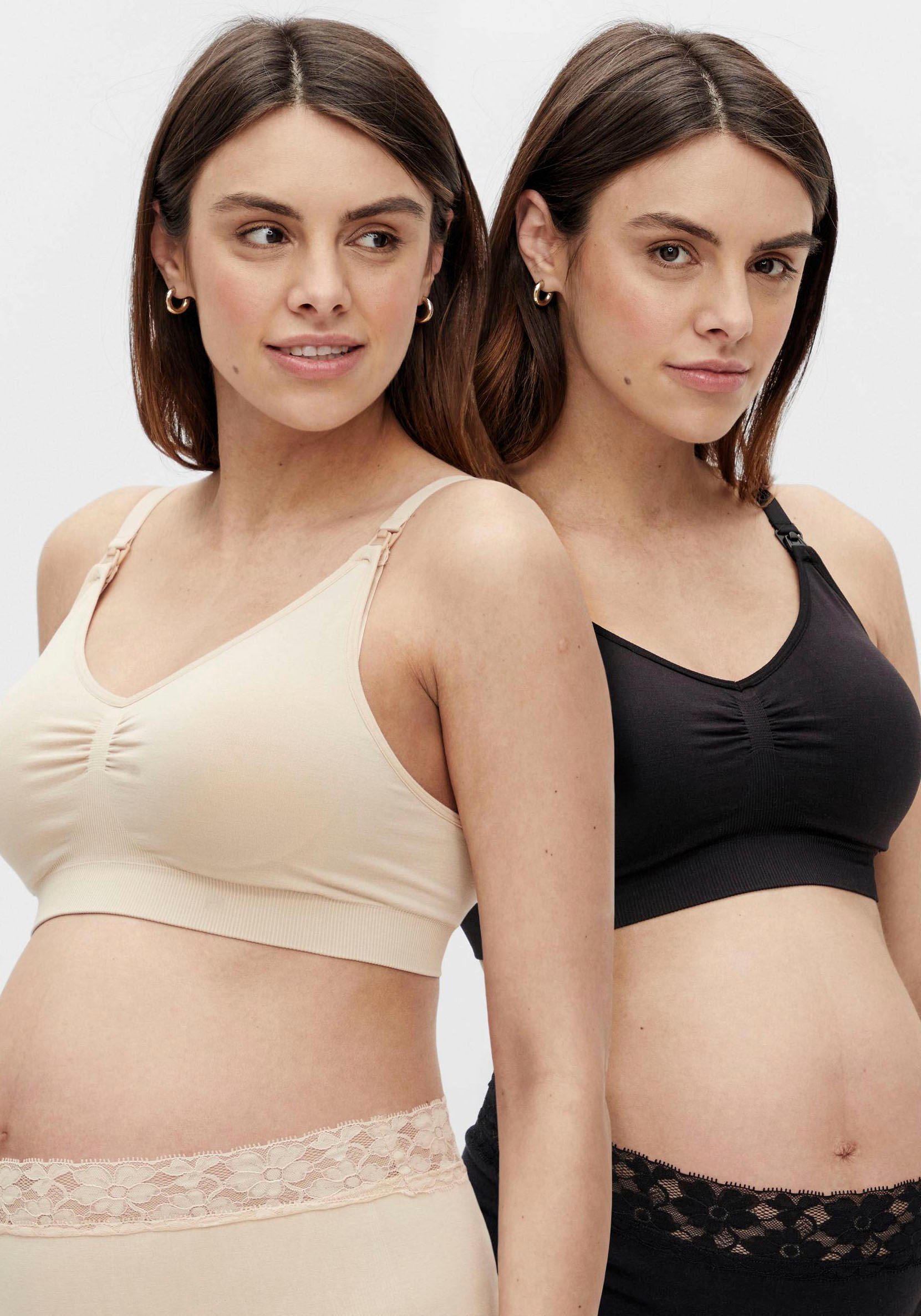 Mamalicious Bustier MLILJA FEED ME BRA NF 2-P A. NOOS (2-delig, Set van 2)