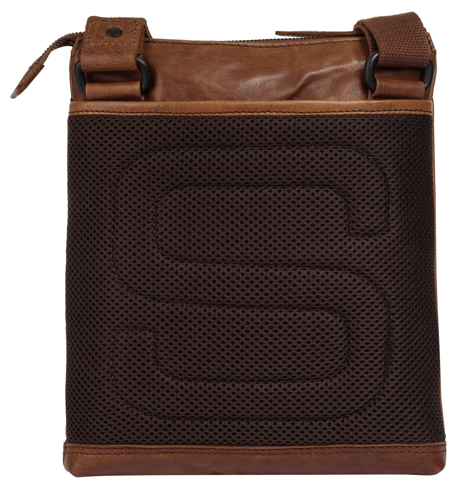 Spikes & Sparrow Schoudertas echt leder