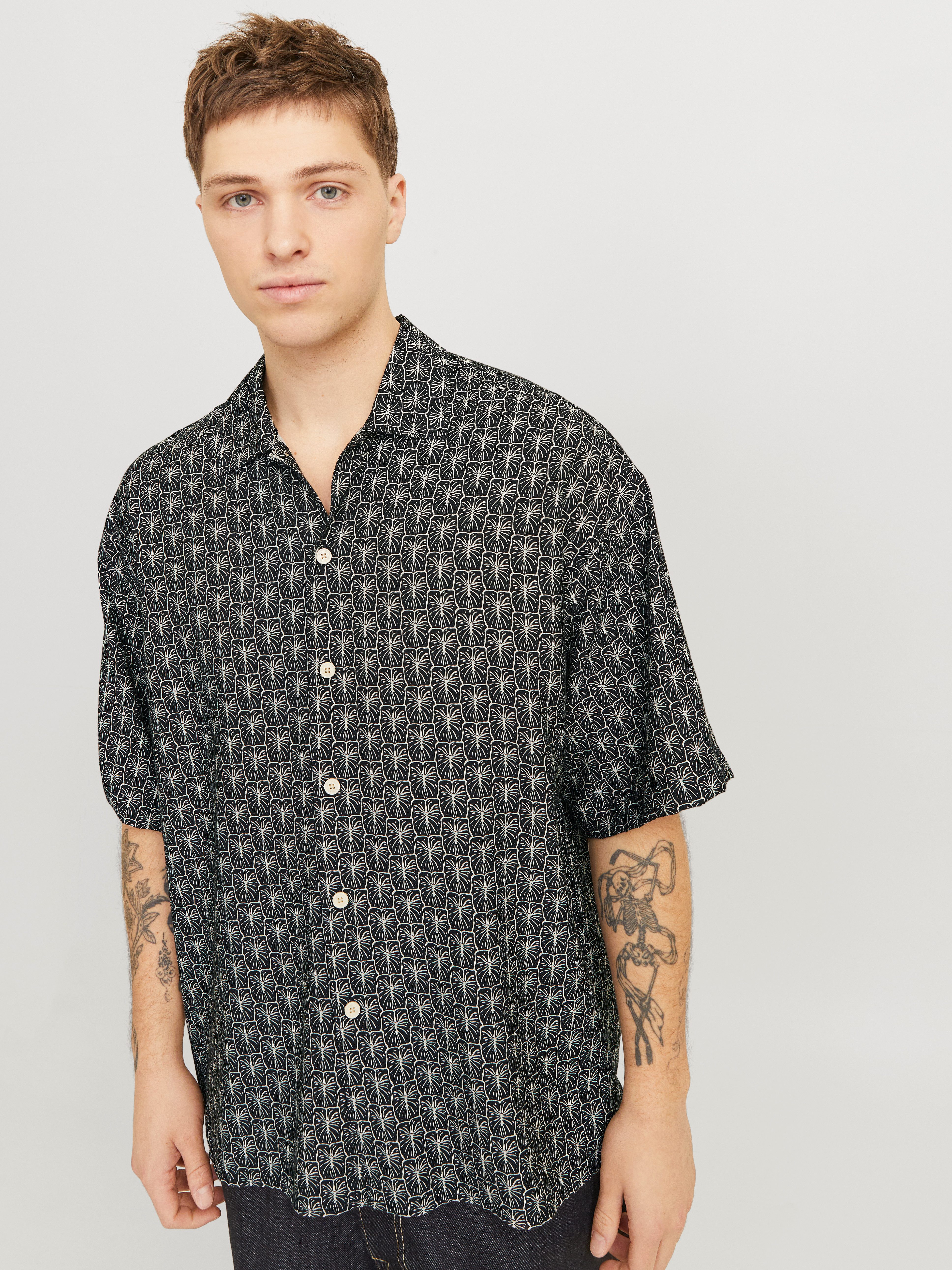 Jack & Jones Overhemd met korte mouwen JORMARSHALL ISLINGTON AOP SHIRT SS SN