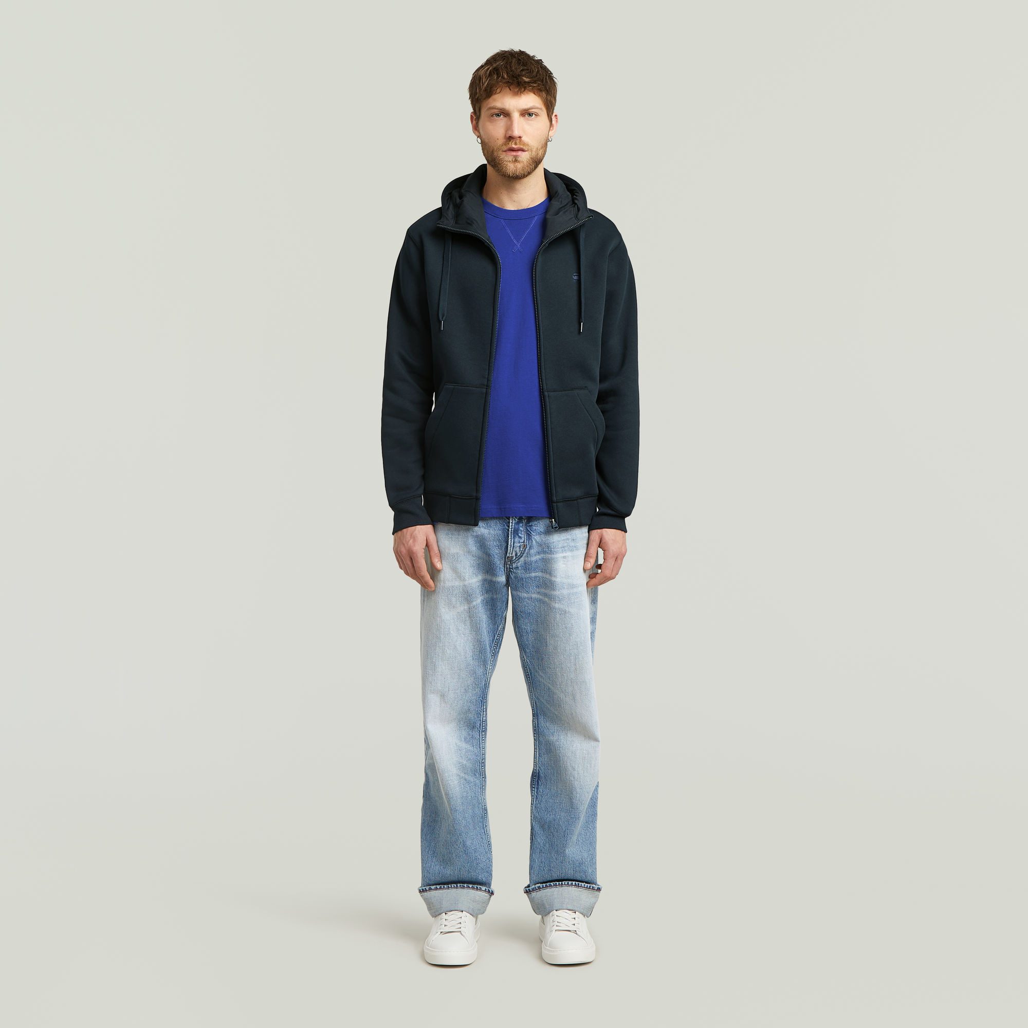 G-Star RAW Capuchonsweatvest Premium Basic Hooded Zip Sweater