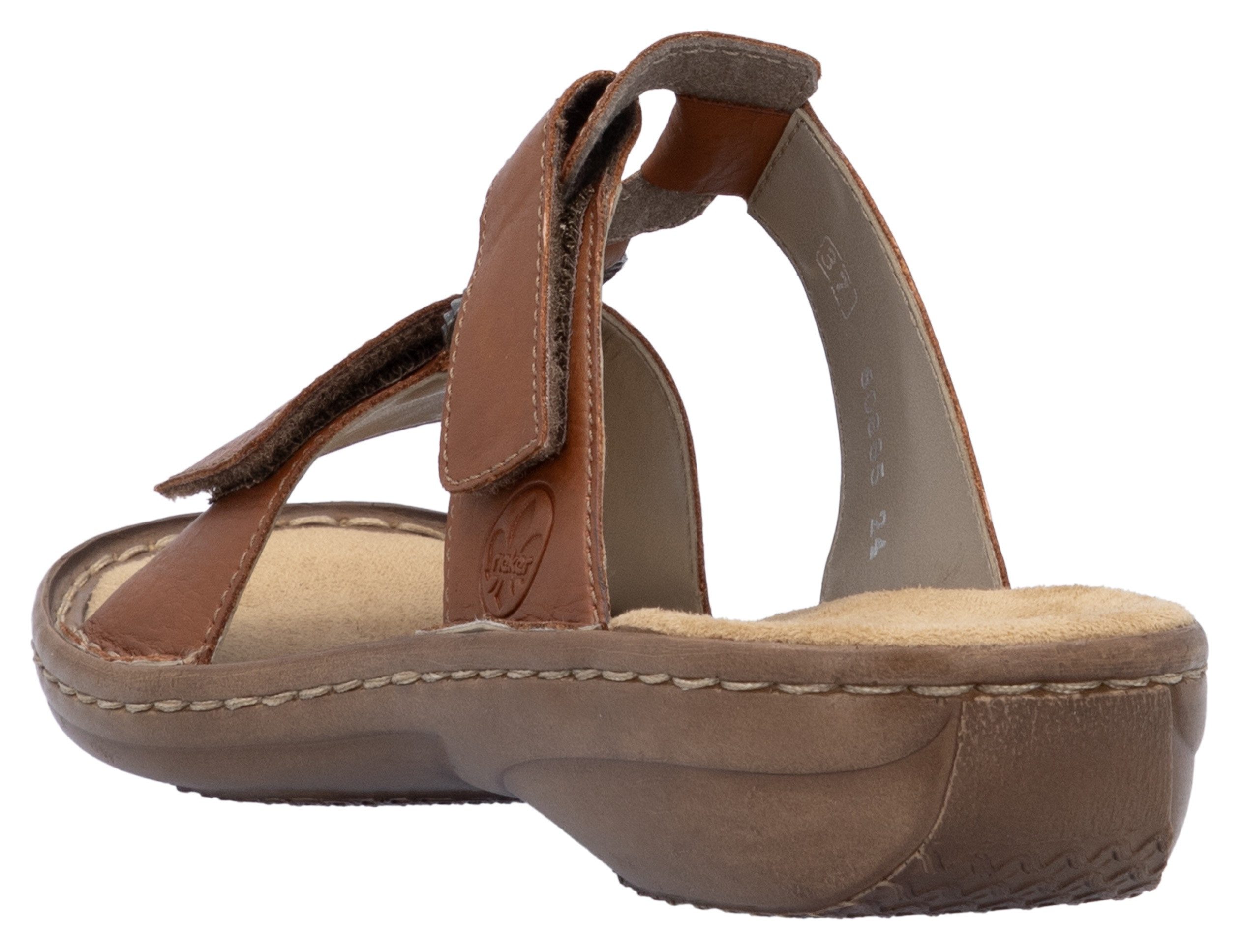 Rieker Slippers , zomerschoen, strand-schoen, klittenbandschoen met perforatie