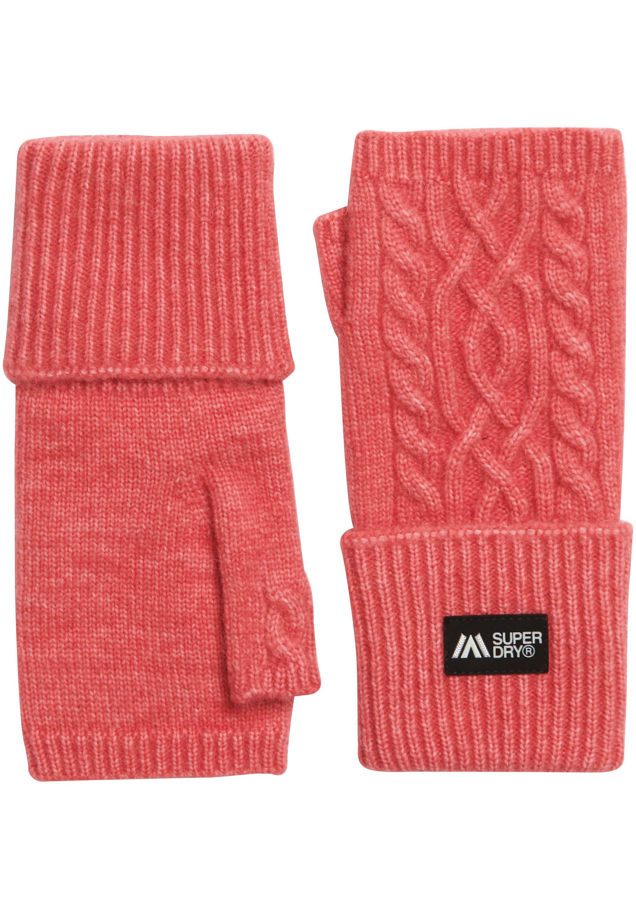 Superdry Gebreide handschoenen CABLE LUXE HANDWARMERS