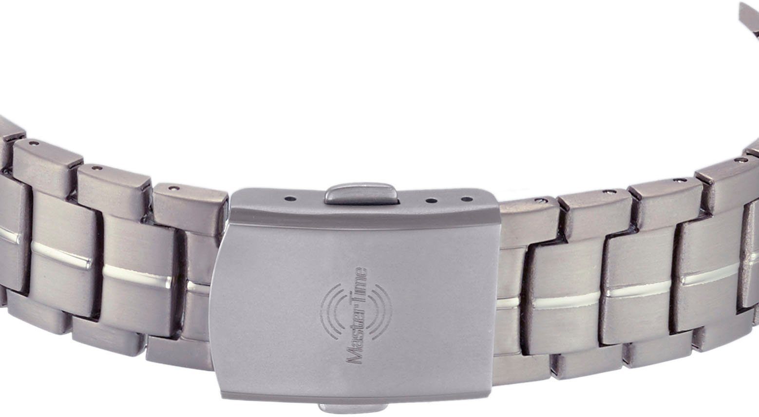 MASTER TIME Radiografisch horloge Titanium Horloge, quartz, dameshorloge, datum, glow-in-the-dark wijzers