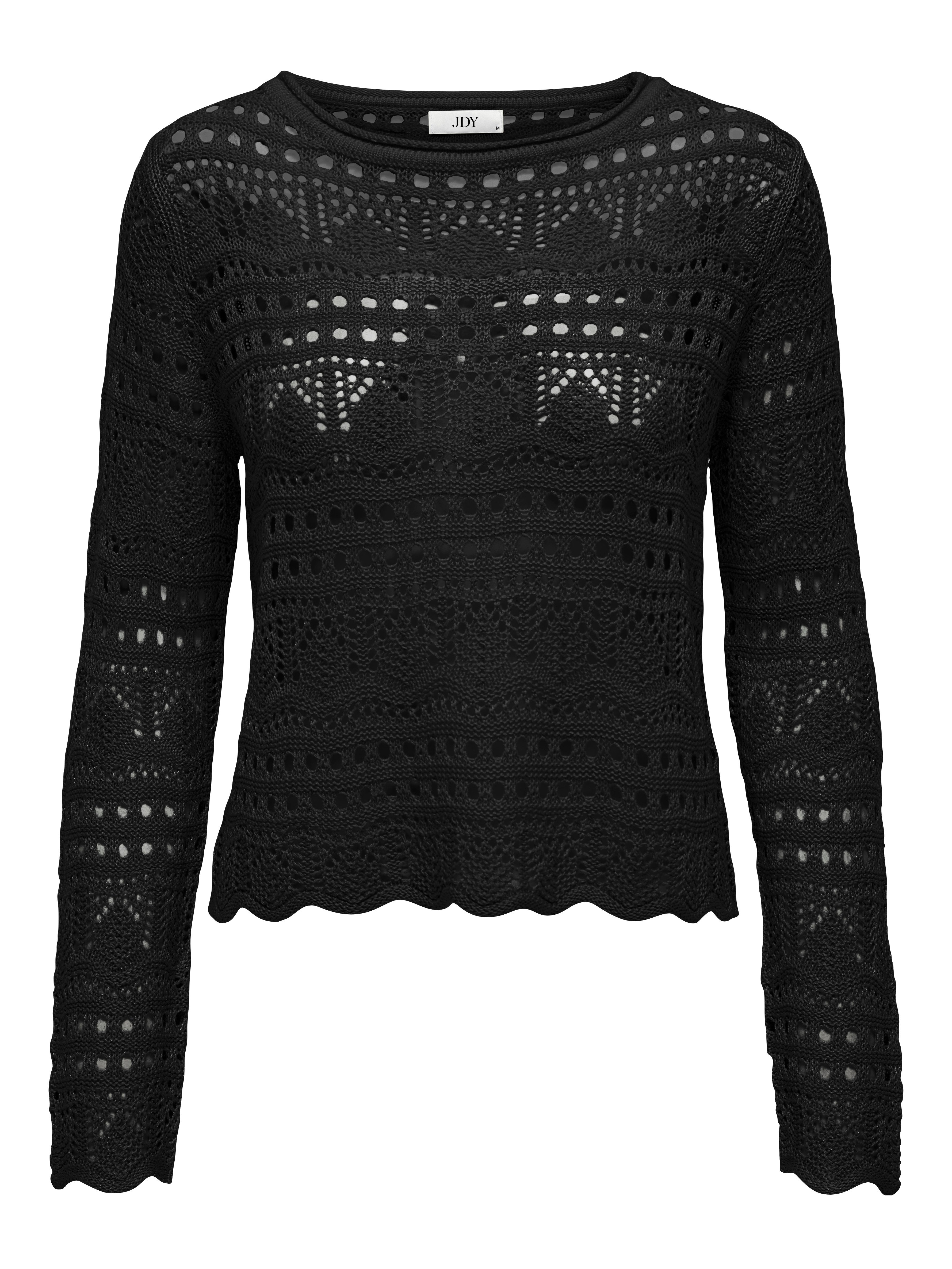 JDY Trui met ronde hals SUN LAY L S BOATNECK PULLOV. KNT NOOS