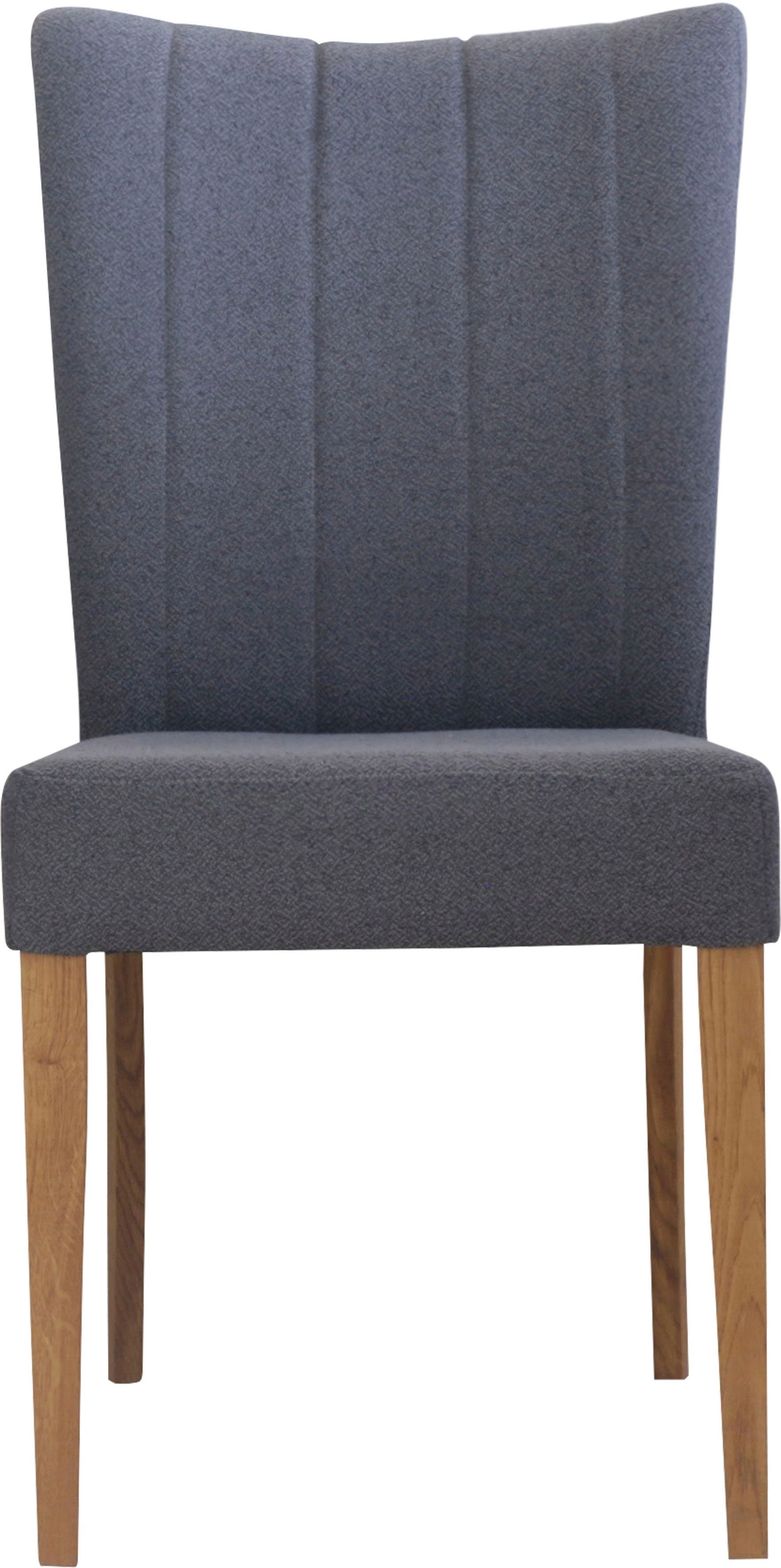Home affaire Stoel met 4 poten Dia Frame massief eiken geolied (set, 2 stuks)