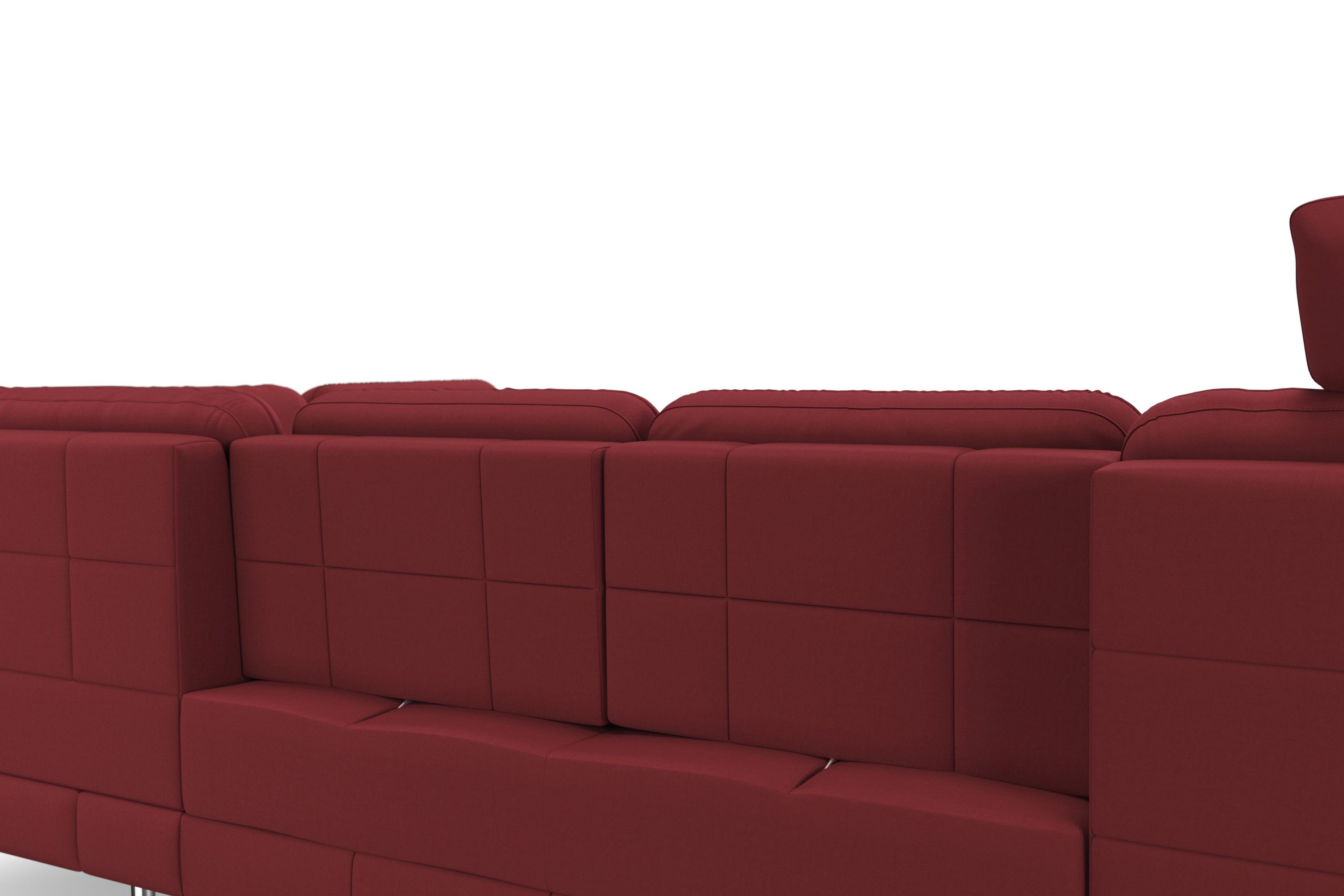 sit&more Zithoek Bendigo U-vorm inclusief zitdiepteverstelling, bodemvrijheid 15 cm, in 2 pootkleuren