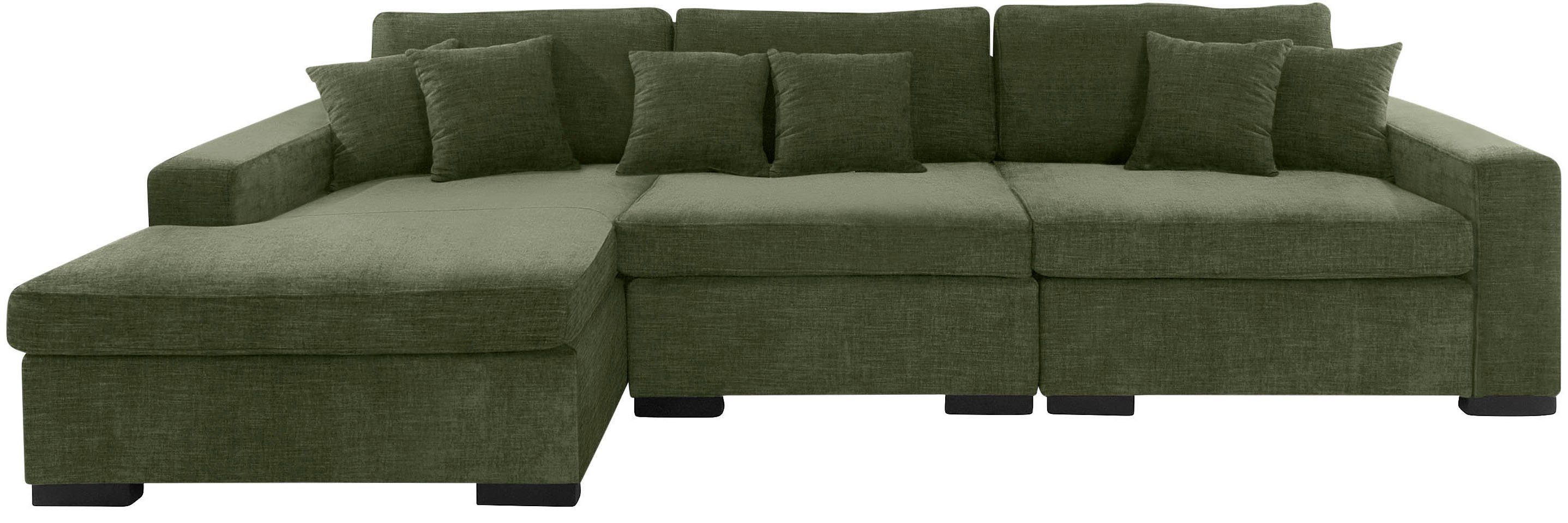 Guido Maria Kretschmer Home&Living Ottomane Skara L-vorm Loungebank met binnenveringsinterieur, in vele overtrekkwaliteiten