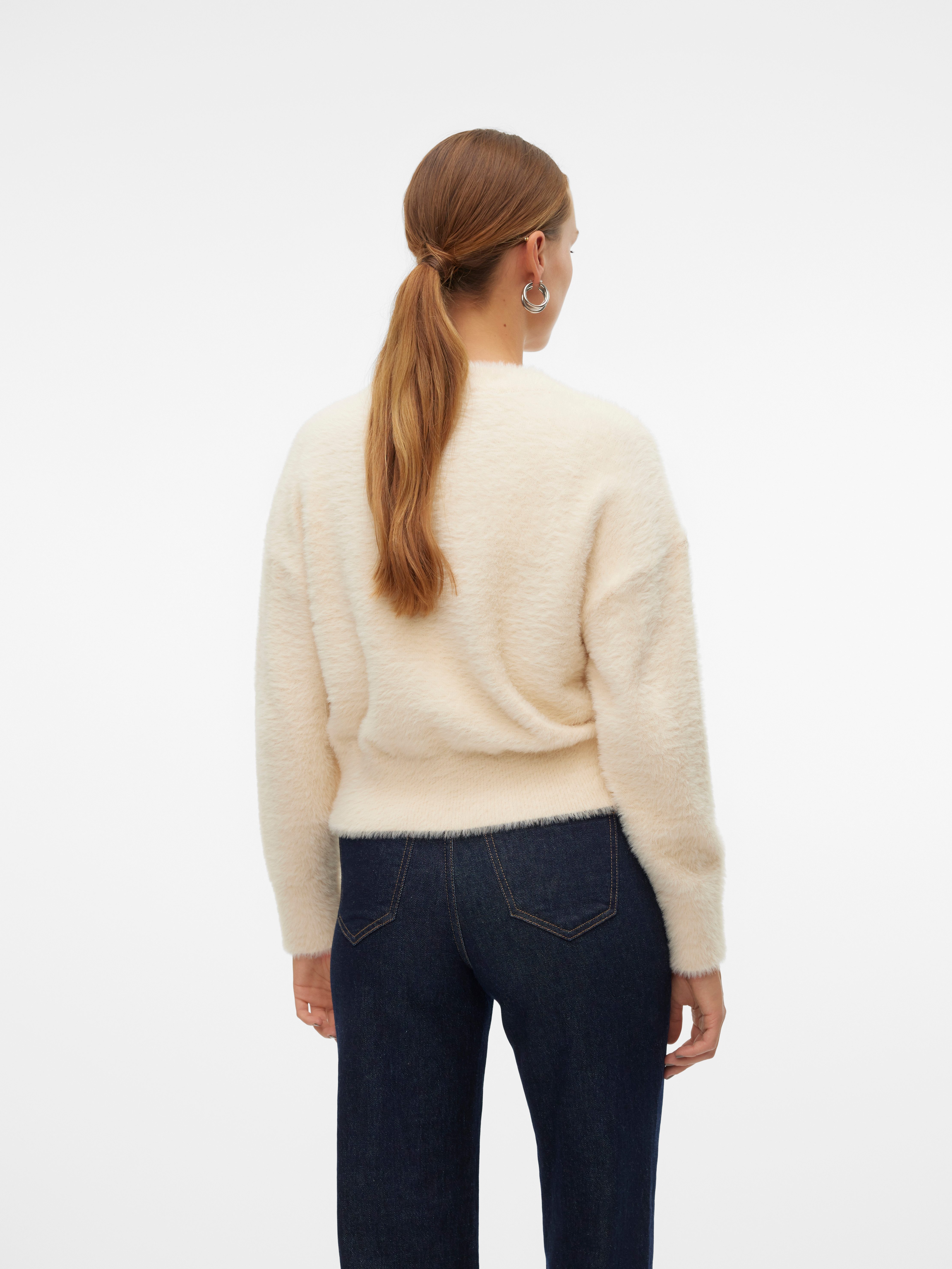 Vero Moda Vest VMALINA LS O-NECK CARDIGAN BOO
