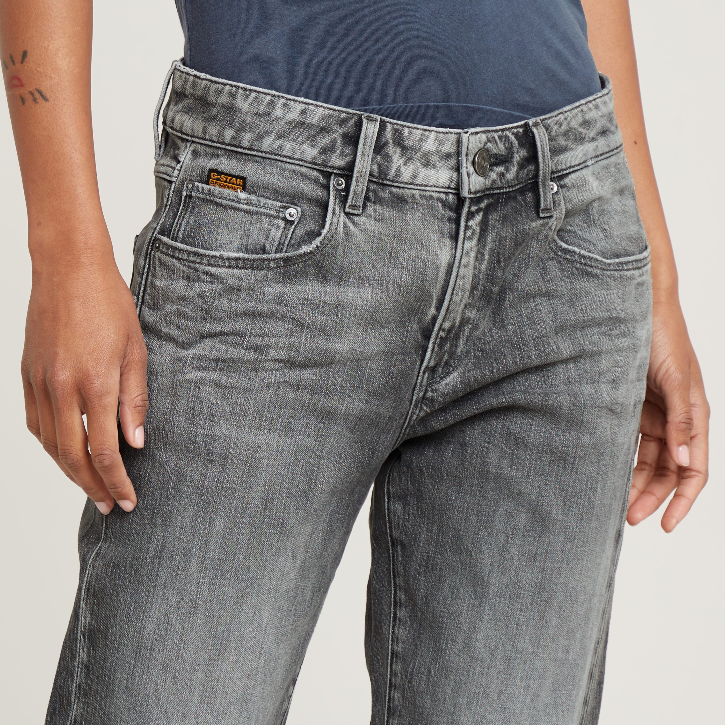 G-Star RAW Boyfriendjeans Kate Katoen-stretch denim kwaliteit voor meer draagcomfort