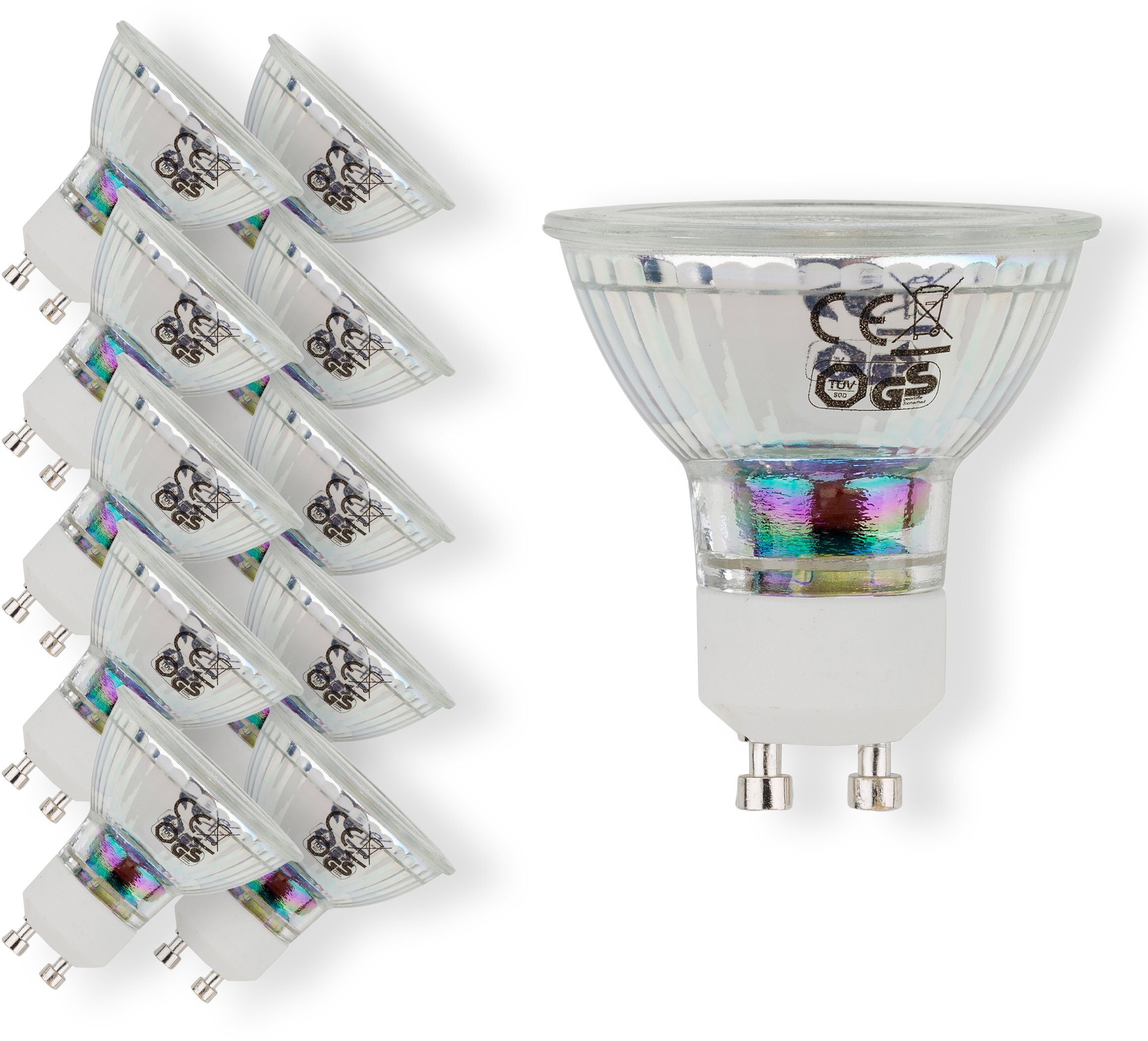 B.K.Licht Led-verlichting LED lamp gloeilamp reflector-vorm 5W 400 lumen 3000K warmwit