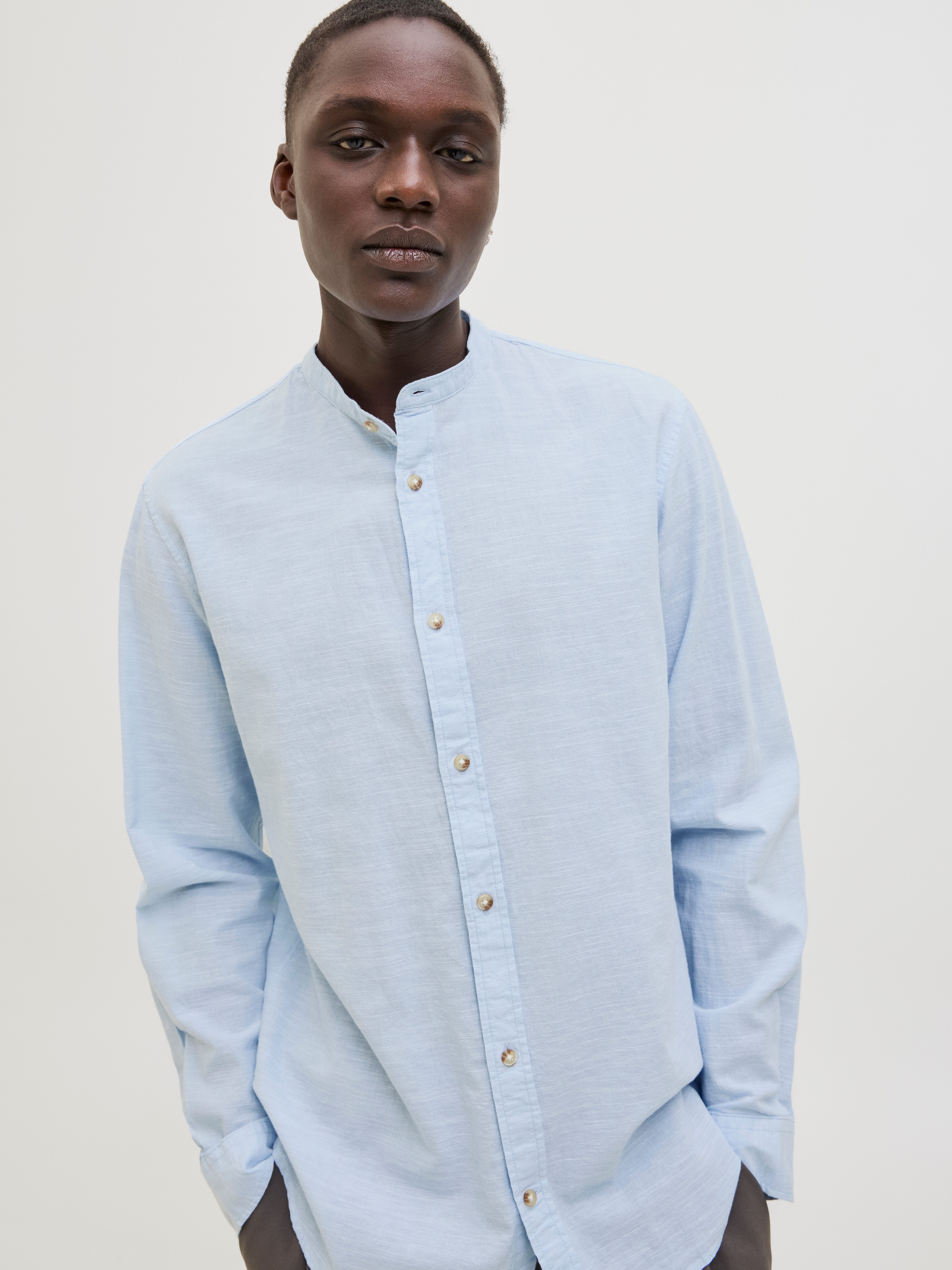 Jack & Jones Overhemd met lange mouwen JJESUMMER BAND SHIRT LS SN