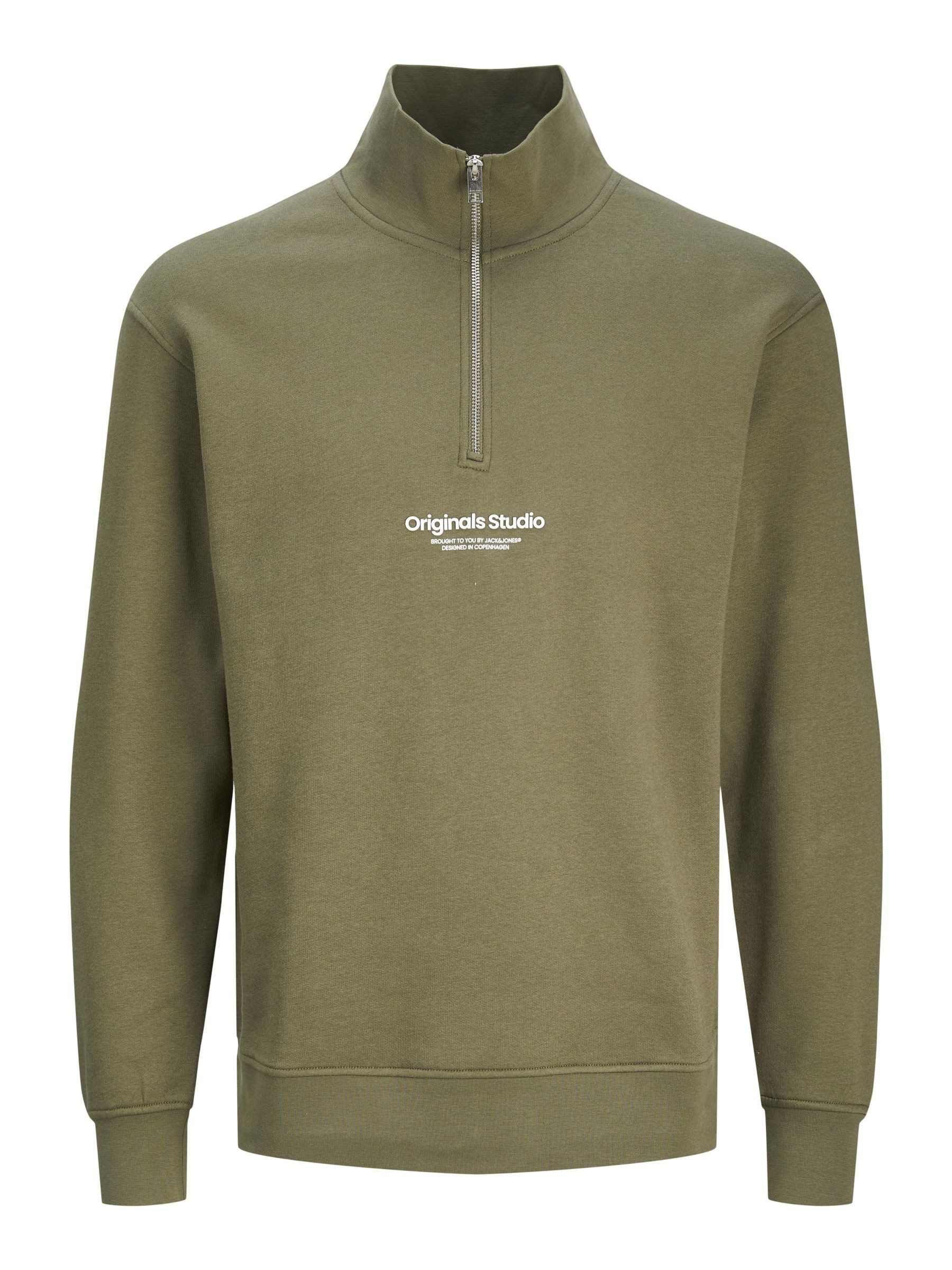 Jack & Jones Sweatshirt JORVESTERBRO SWEAT QUARTER ZIP HN NOOS