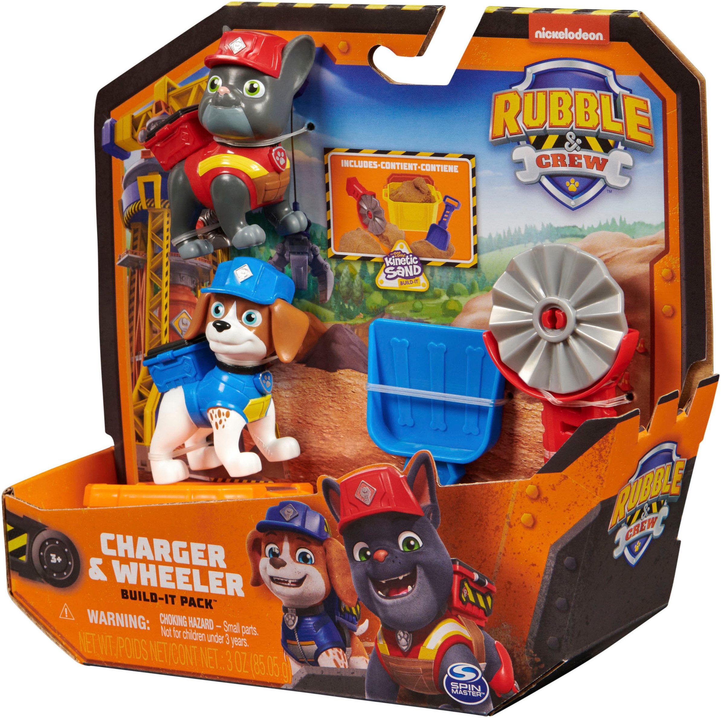 Spin Master Speelwereld Rubble & Crew - Figuren Set Solid Charger & Wheeler