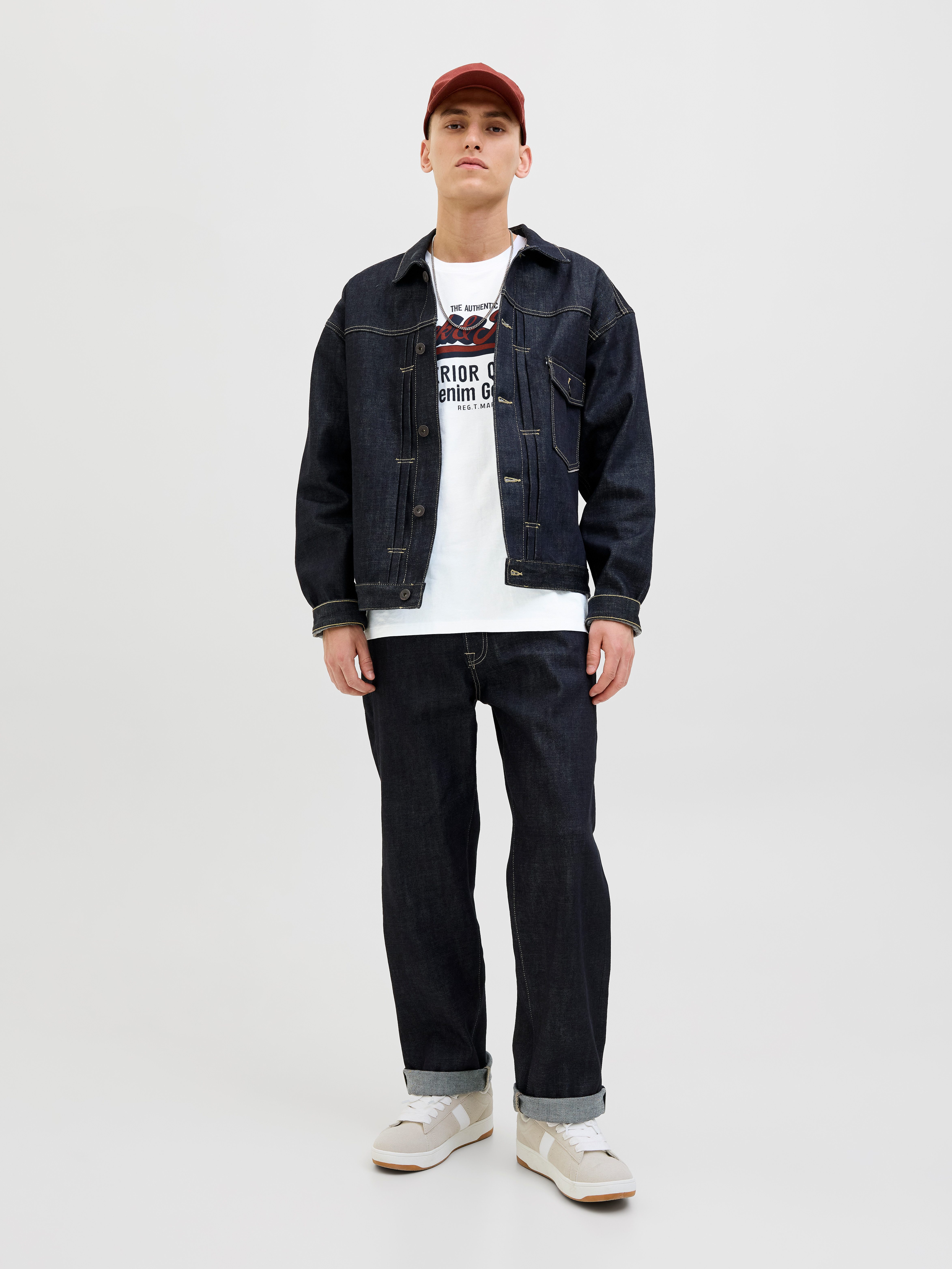Jack & Jones Shirt met ronde hals JJELOGO TEE SS O-NECK 2 COL AW25 SN