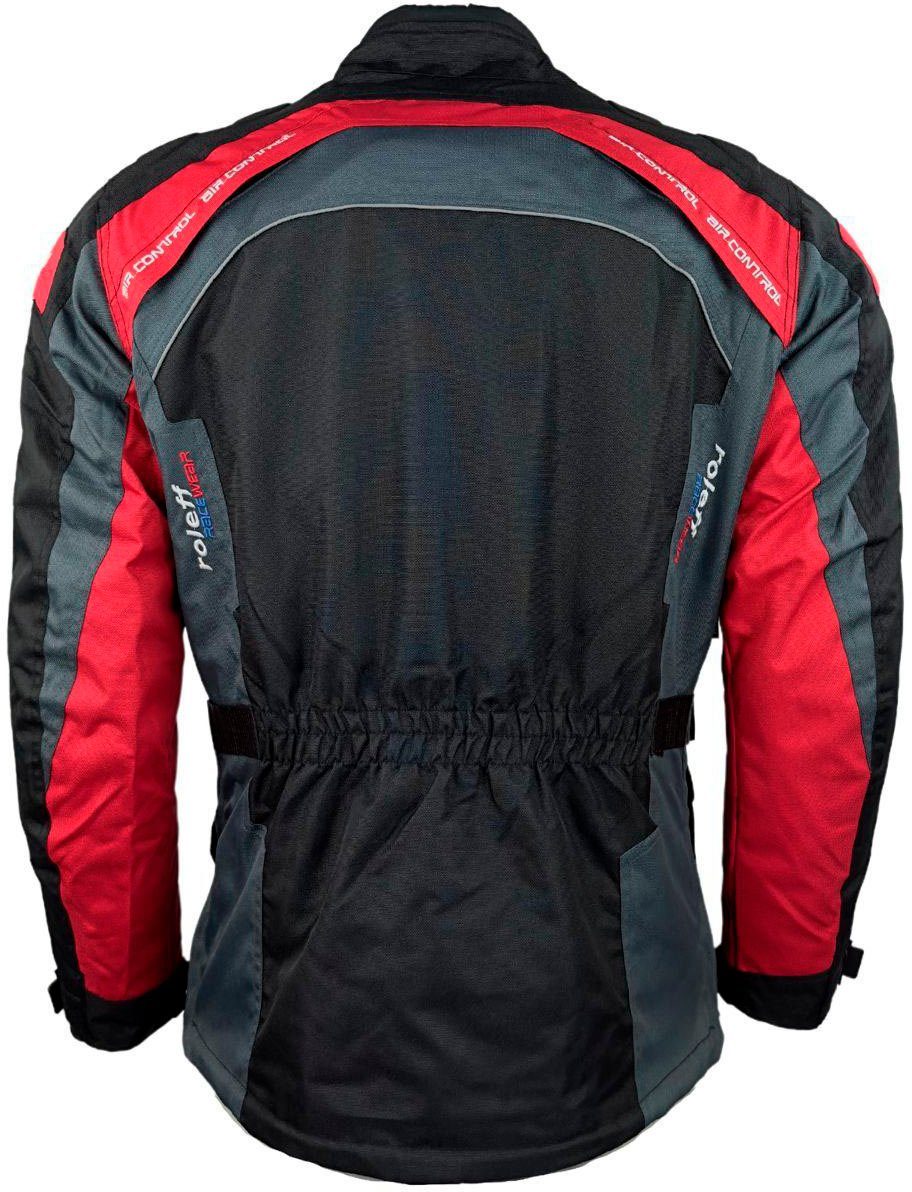 roleff Bikerjack Liverpool RO Unisex, met veiligheidsstrepen, 4 zakken