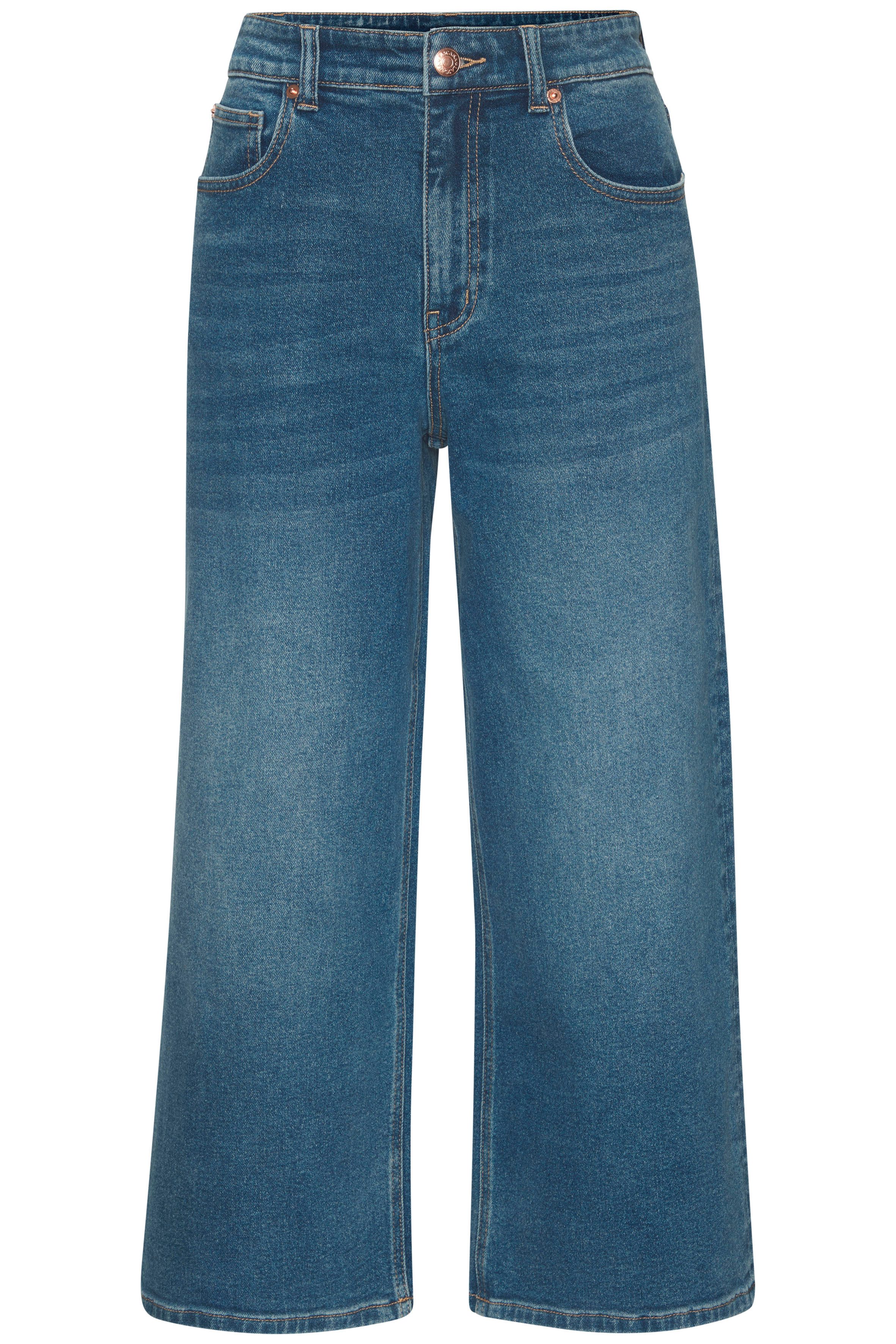 Lascana 7/8 jeans van katoen-denim, straight-leg