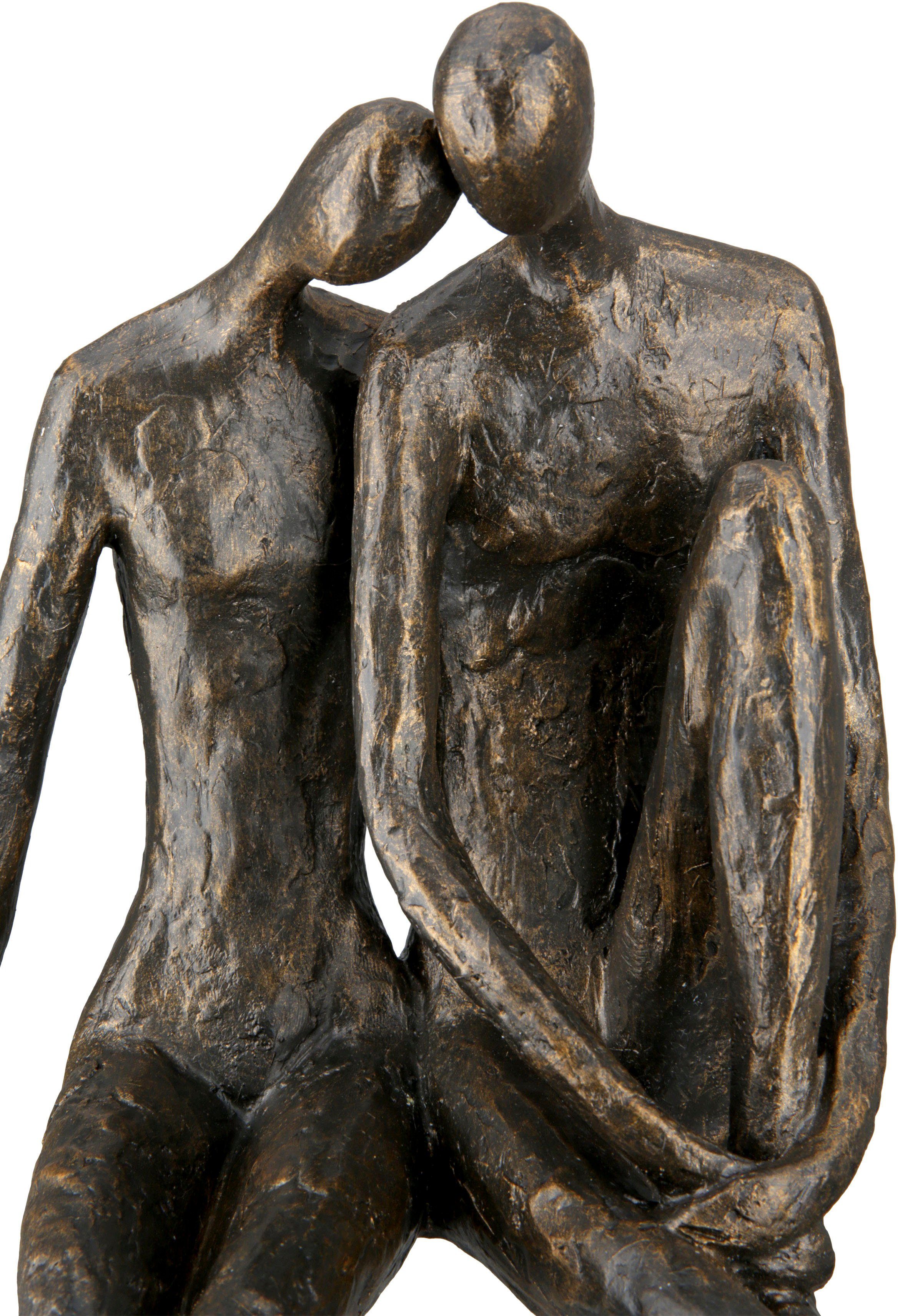 Casablanca by Gilde Decoratief figuur voor op een rand Sculptuur XL Couple (1 stuk)