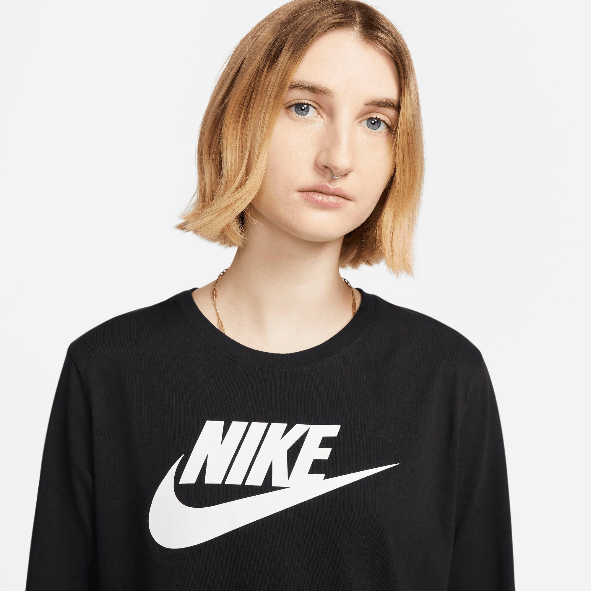 Nike Sportswear Shirt met lange mouwen W NSW TEE ESSNTL LS ICN FTRA