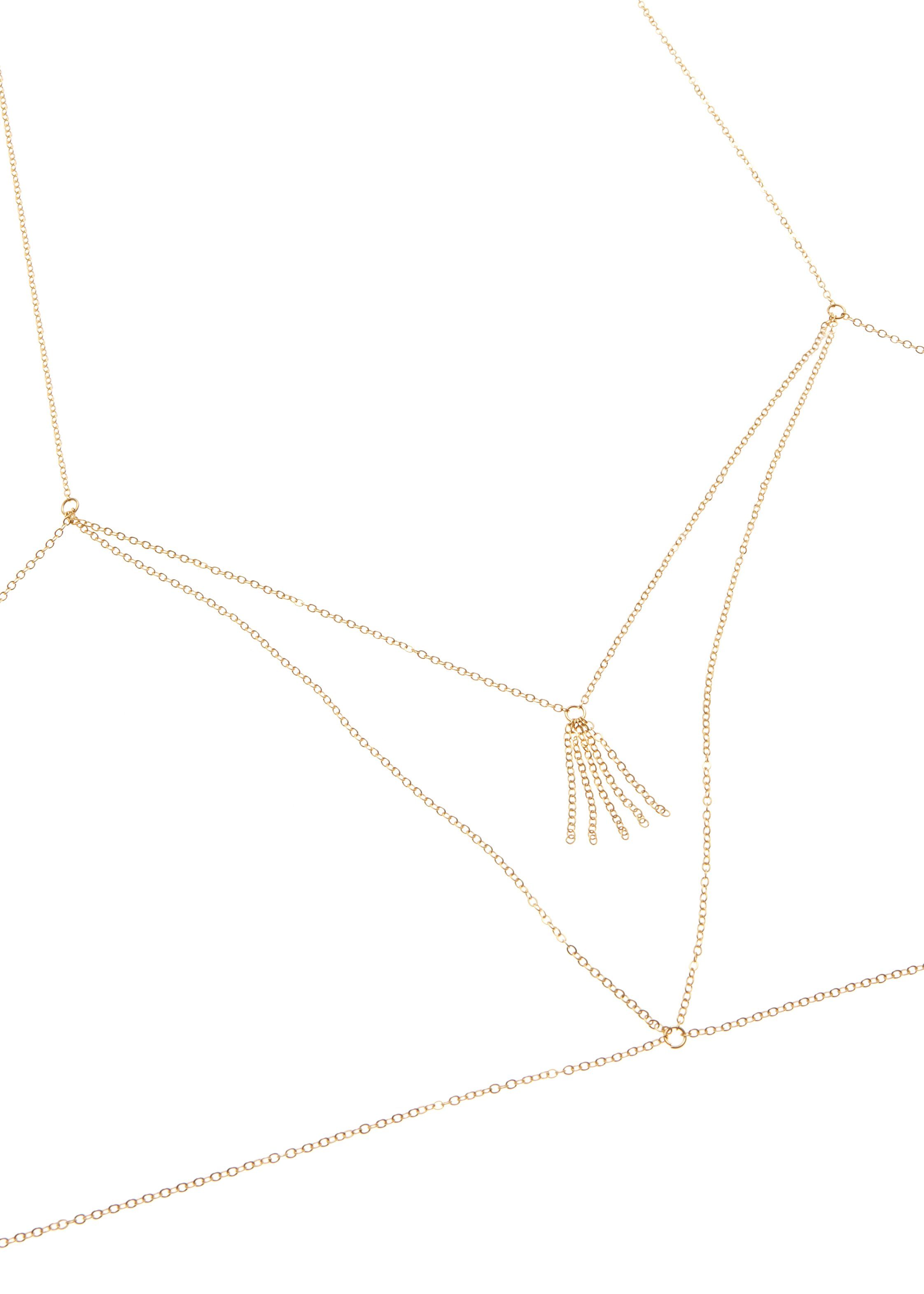 Lascana Buikketting Lichaamsjuwelen, bodychain, BH-ketting, lichaam ketting, taille ketting (1-delig)