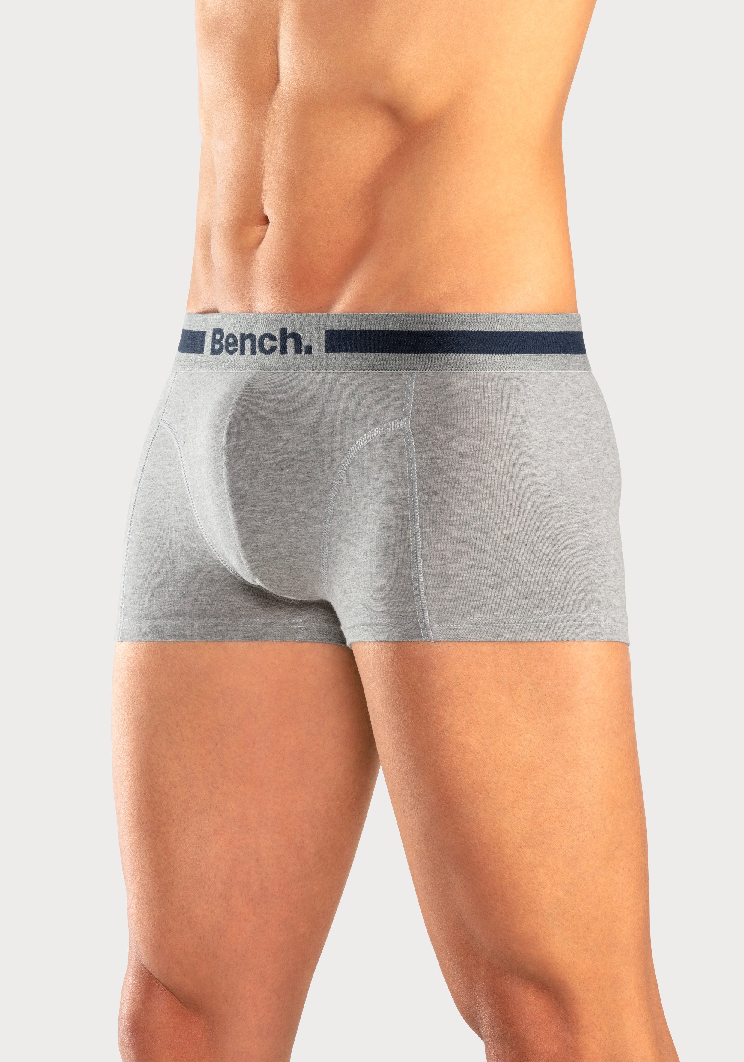 Bench. Hipster strak zittende boxershorts van katoenmix (set, 4 stuks)