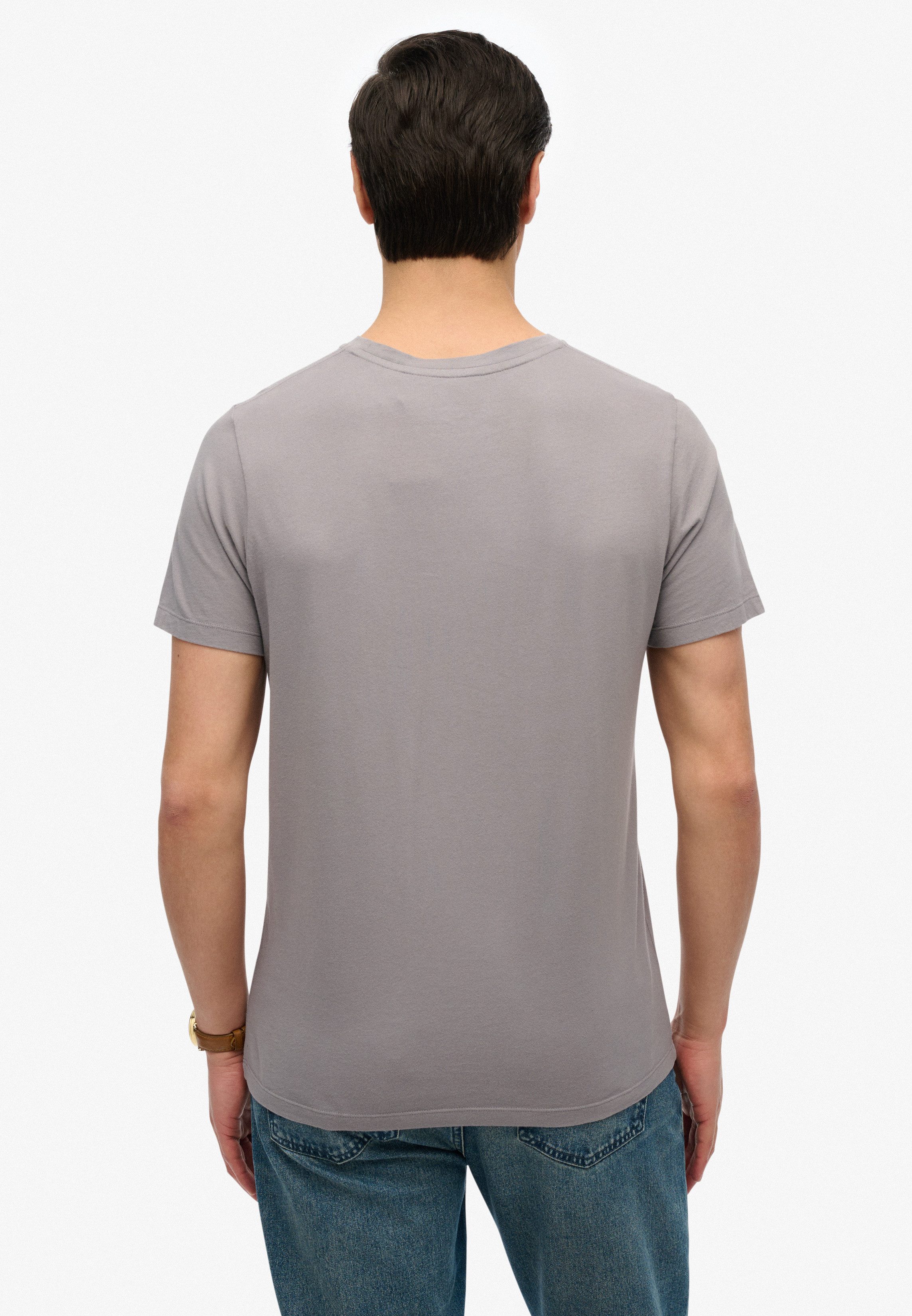 Superdry Shirt met ronde hals CLASSIC ESSENTIAL POCKET TEE