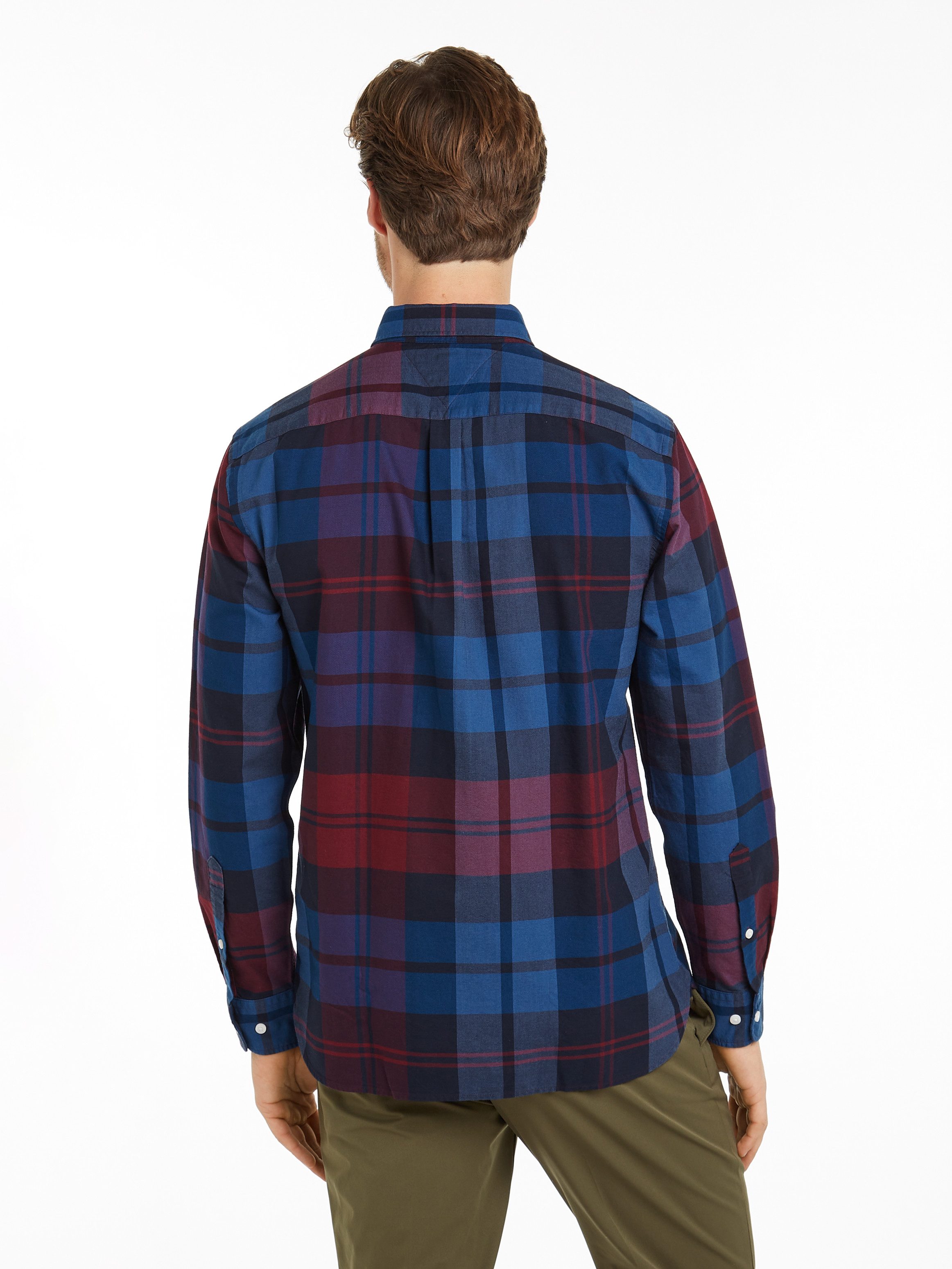 Tommy Hilfiger Overhemd met lange mouwen OXFORD BLACKWATCH CHK RF SHIRT
