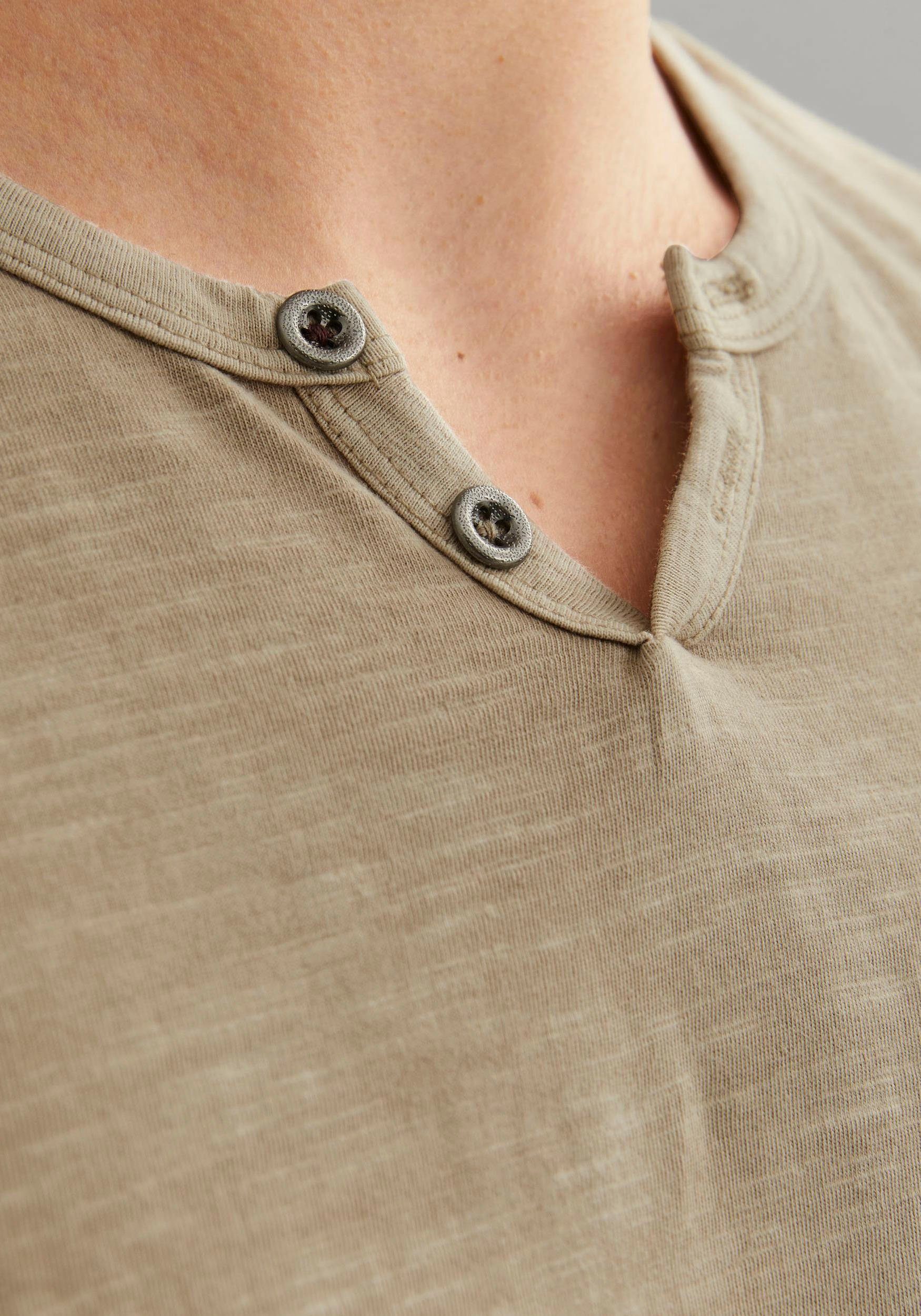 Jack & Jones T-shirt JJESPLIT NECK TEE SS NOOS