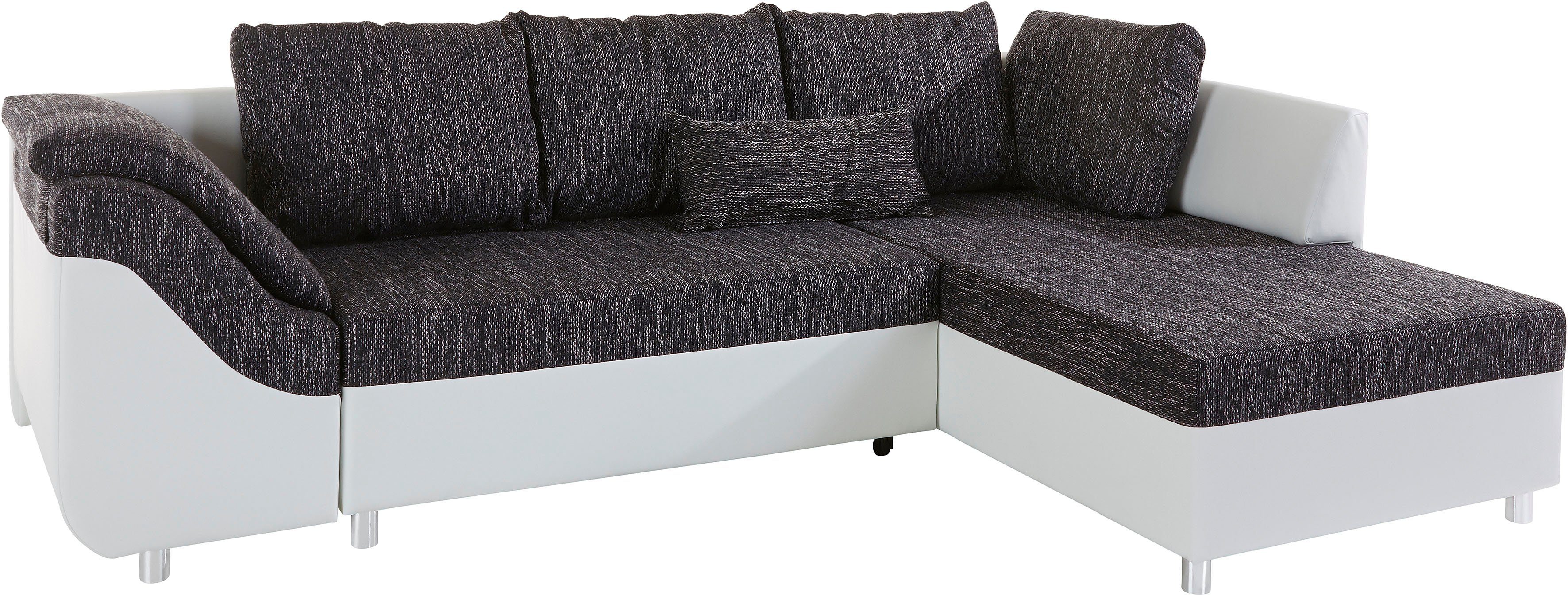 COLLECTION AB Hoekbank Sally L-vorm met en zonder slaapfunctie, inclusief losse rug- en sierkussens
