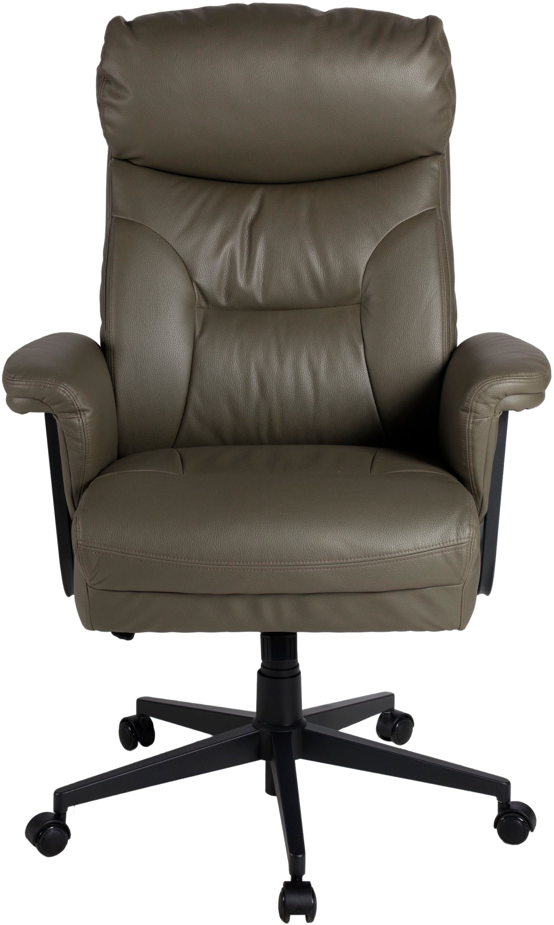 Duo Collection Bureaustoel Tiago XXL Belastbaar tot 150 kg, pocketveren kern in de zitting